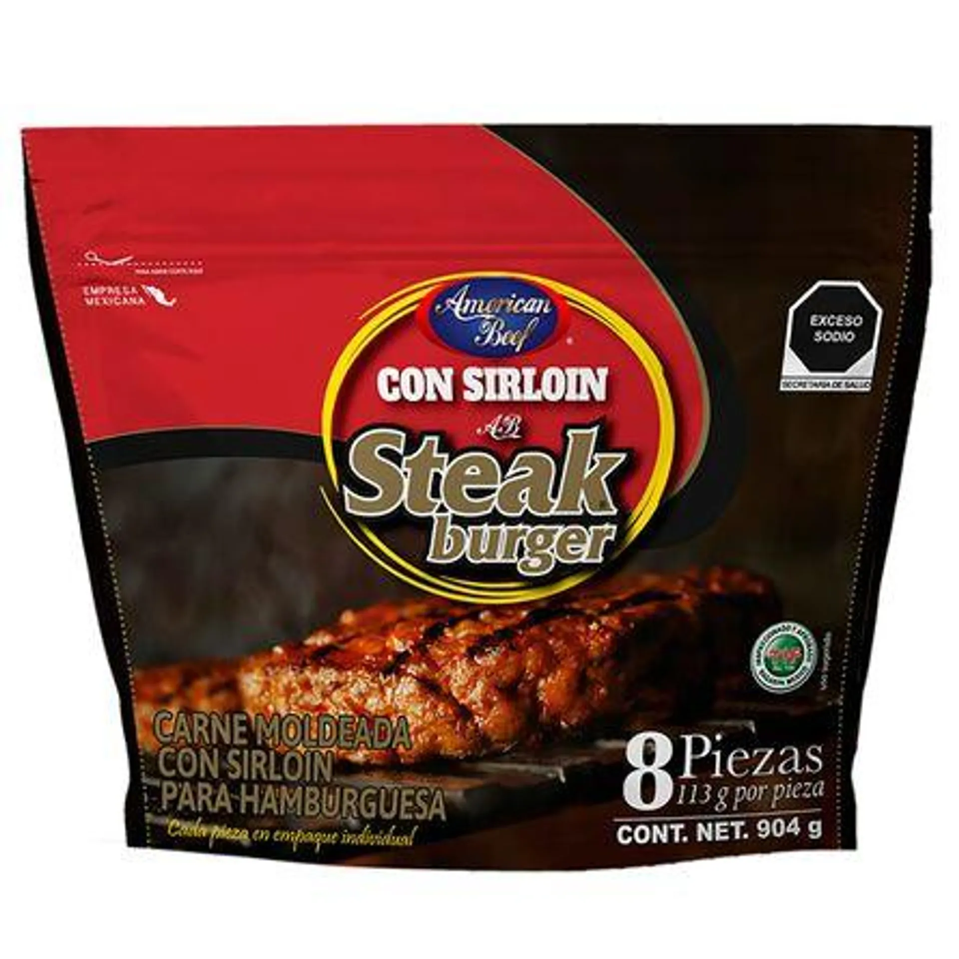 Carne de Hamburguesa American Beef Sirloin 113 gr