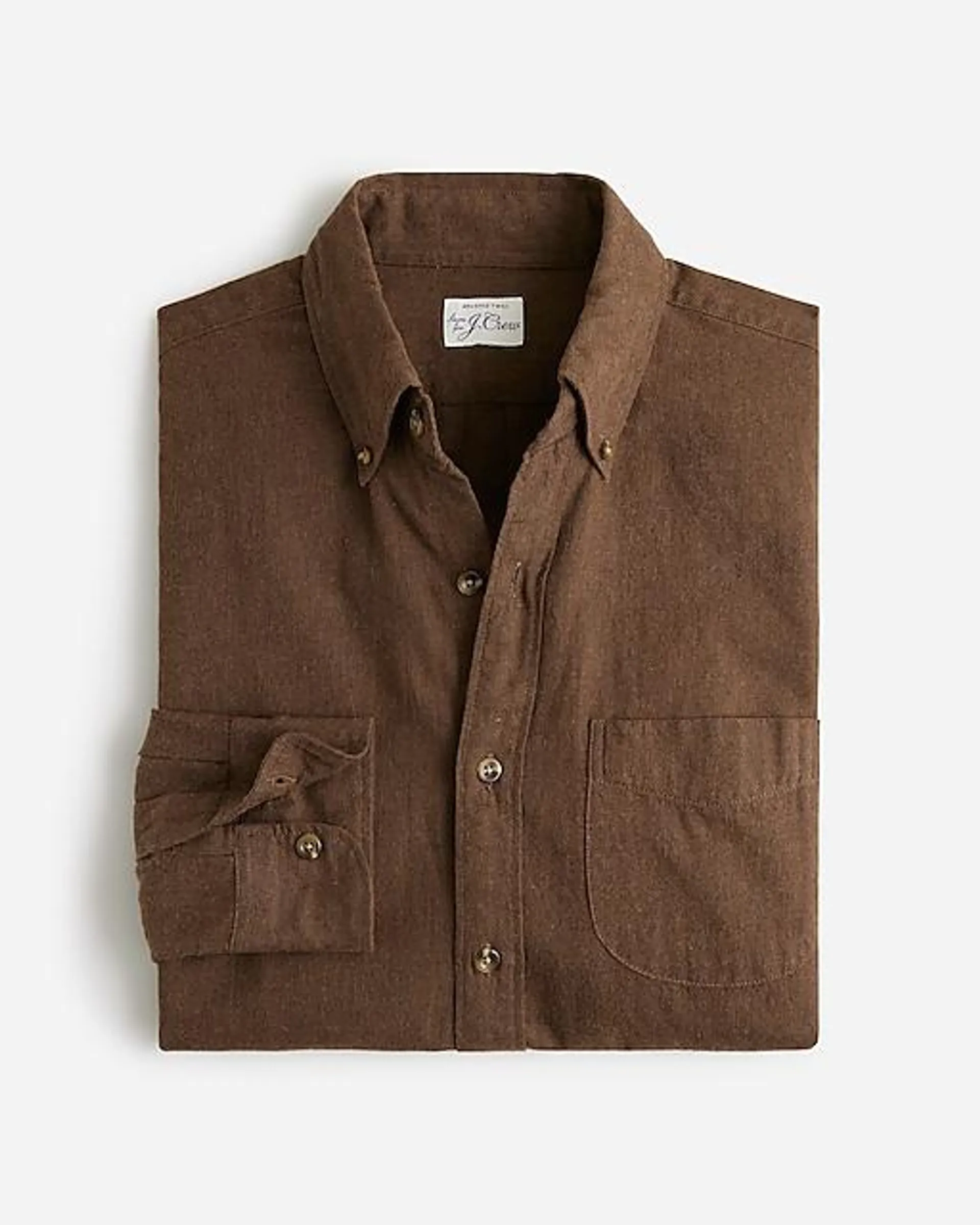 Brushed twill shirt