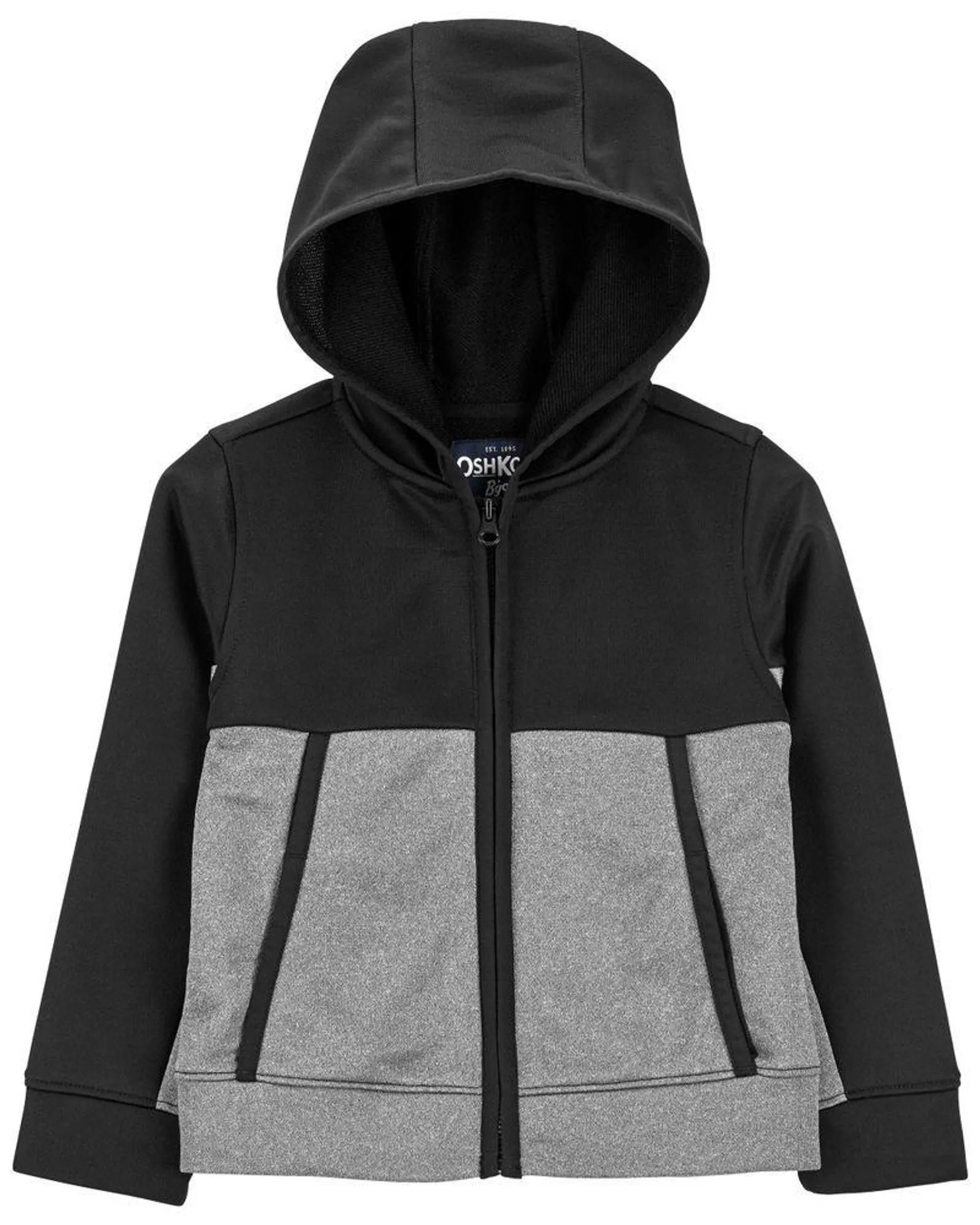 Chamarra De Bloques De Color Con Capucha Y Cierre Oshkosh B'Gosh