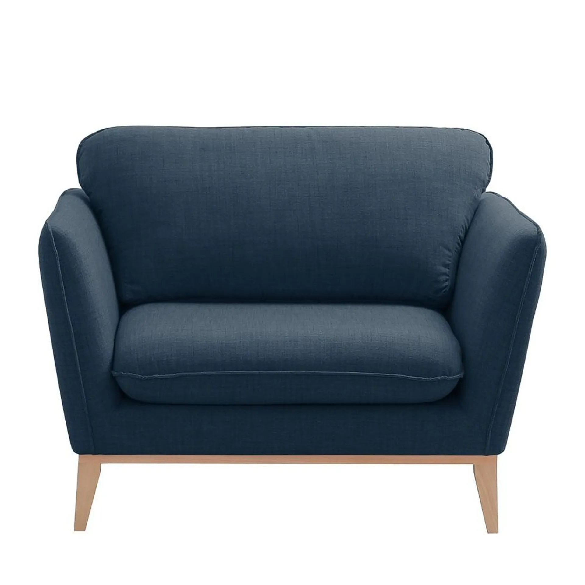 Lagun - Sillón estilo minimalista tela color azul marino