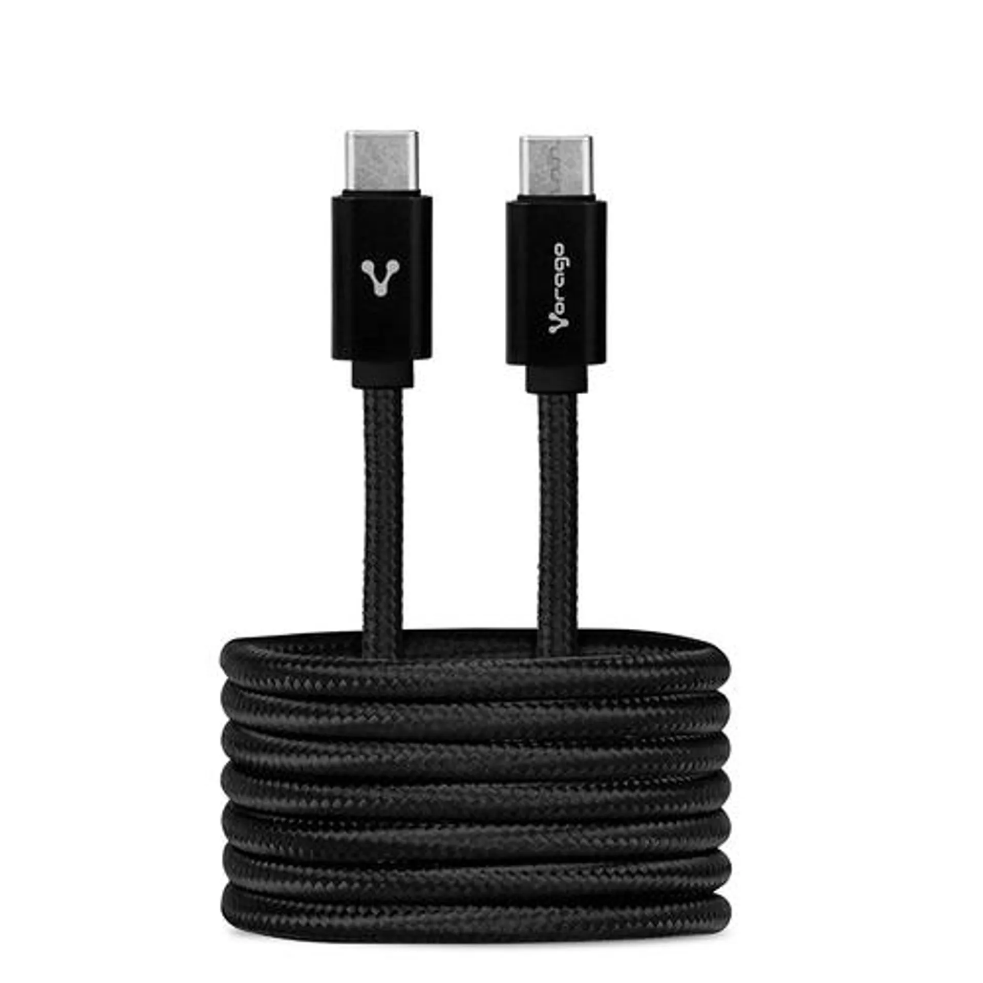 Cable Usb Vorago Usb-C Macho - Usb-C Macho 1M Negro Cab-124-Bk