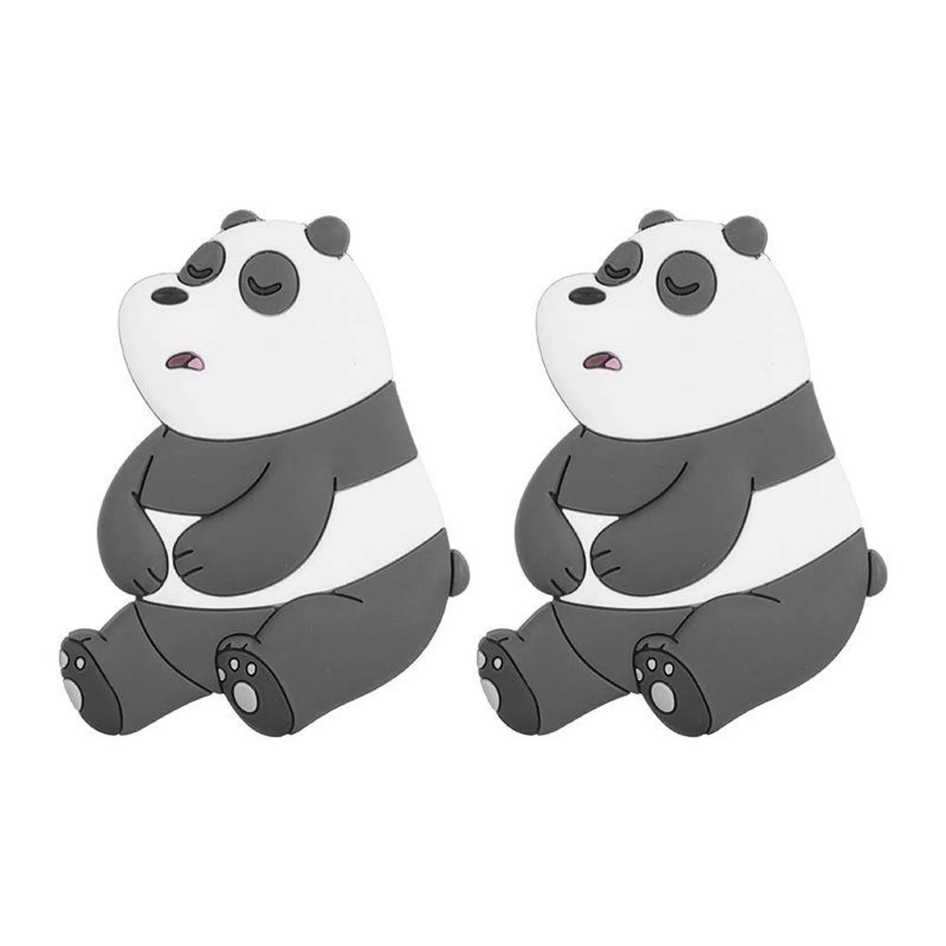 Almohadillas Protectoras Para Parachoques We Bare Bears Panda PVC 4.8x6.6 cm 2 Piezas