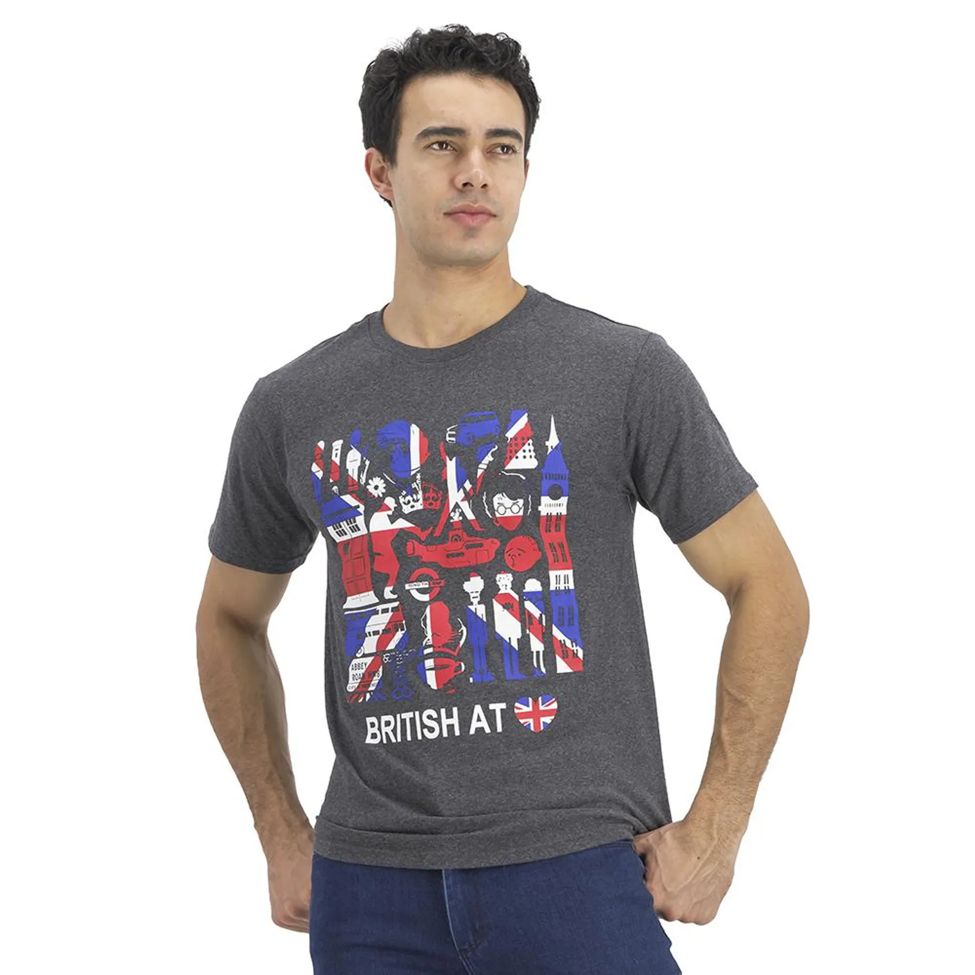 Playera Hummo Hombre Estampado British