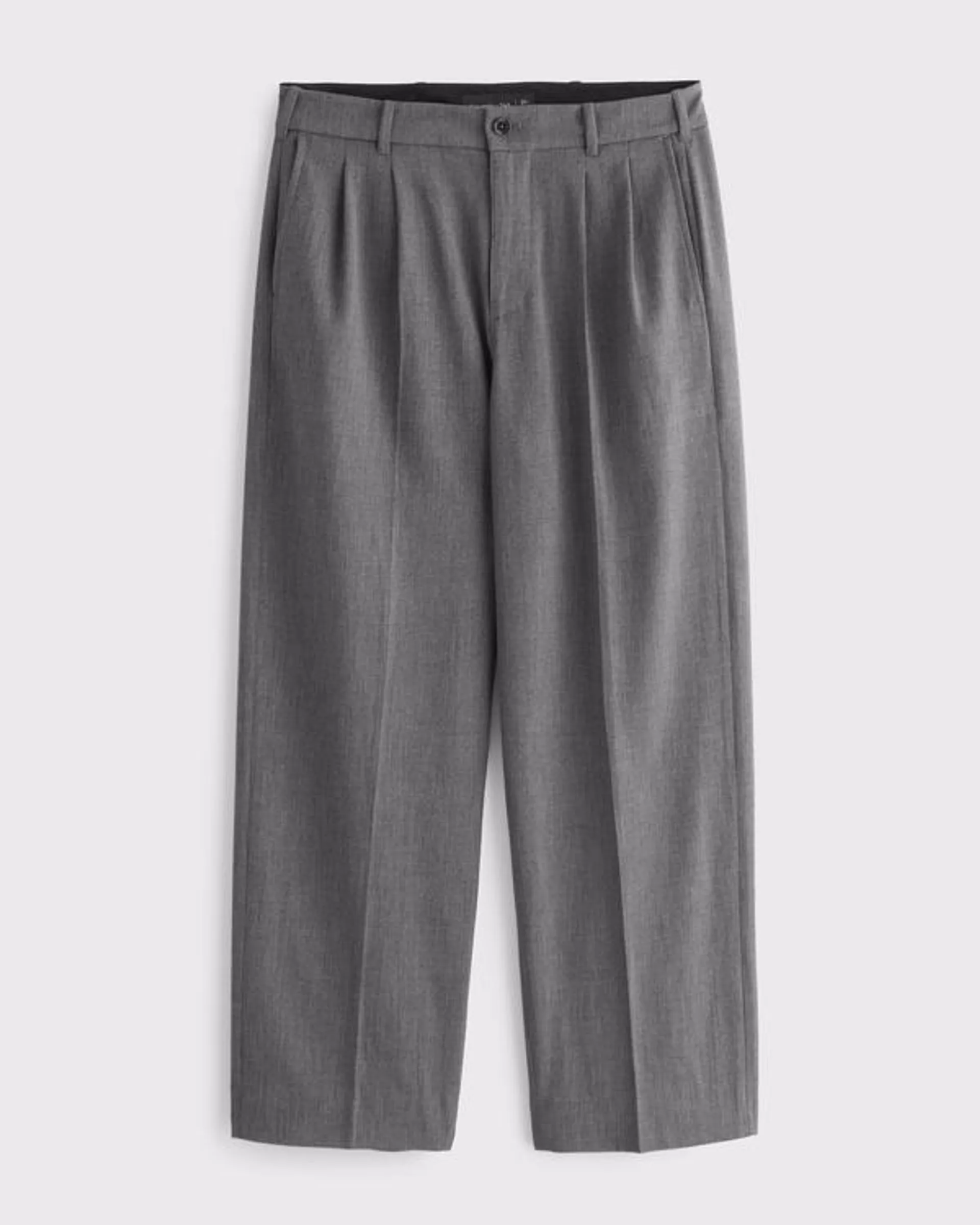 Pleated Baggy Trouser