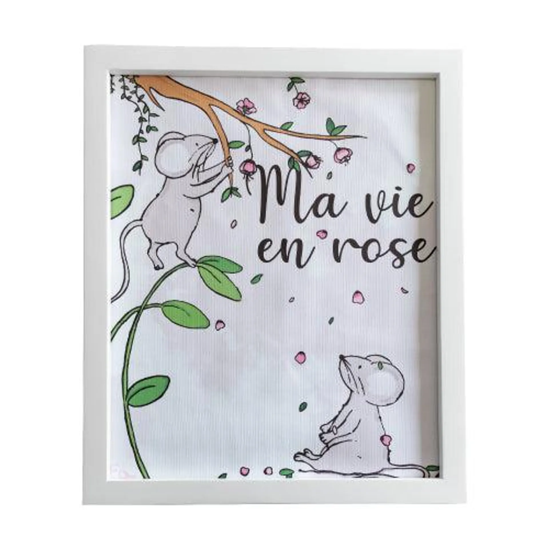 Cuadro "Ma vie en rose"