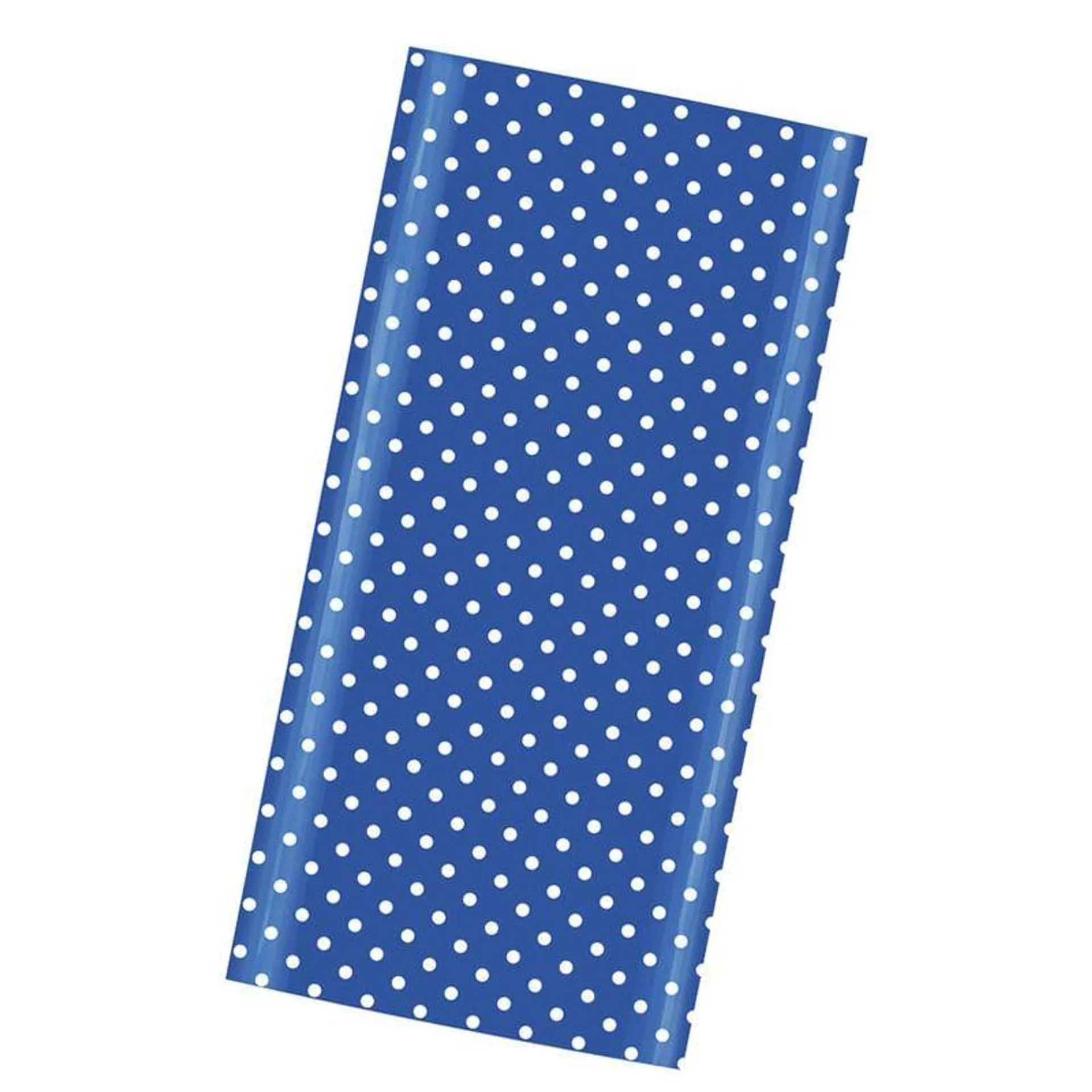 Papel Francés Puntos con 10 Azul Rey Janel