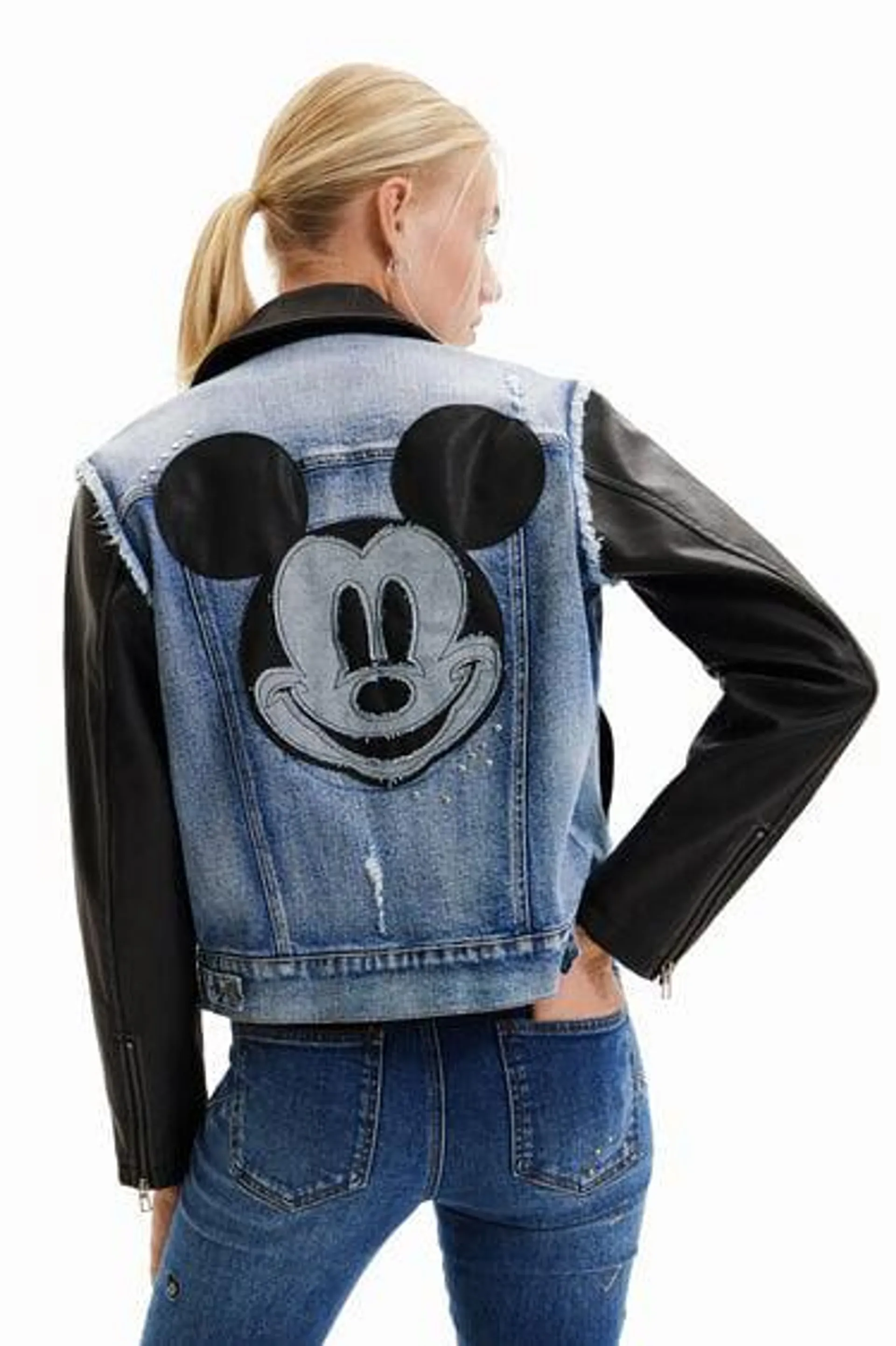 Chaqueta vaquera híbrida Mickey Mouse