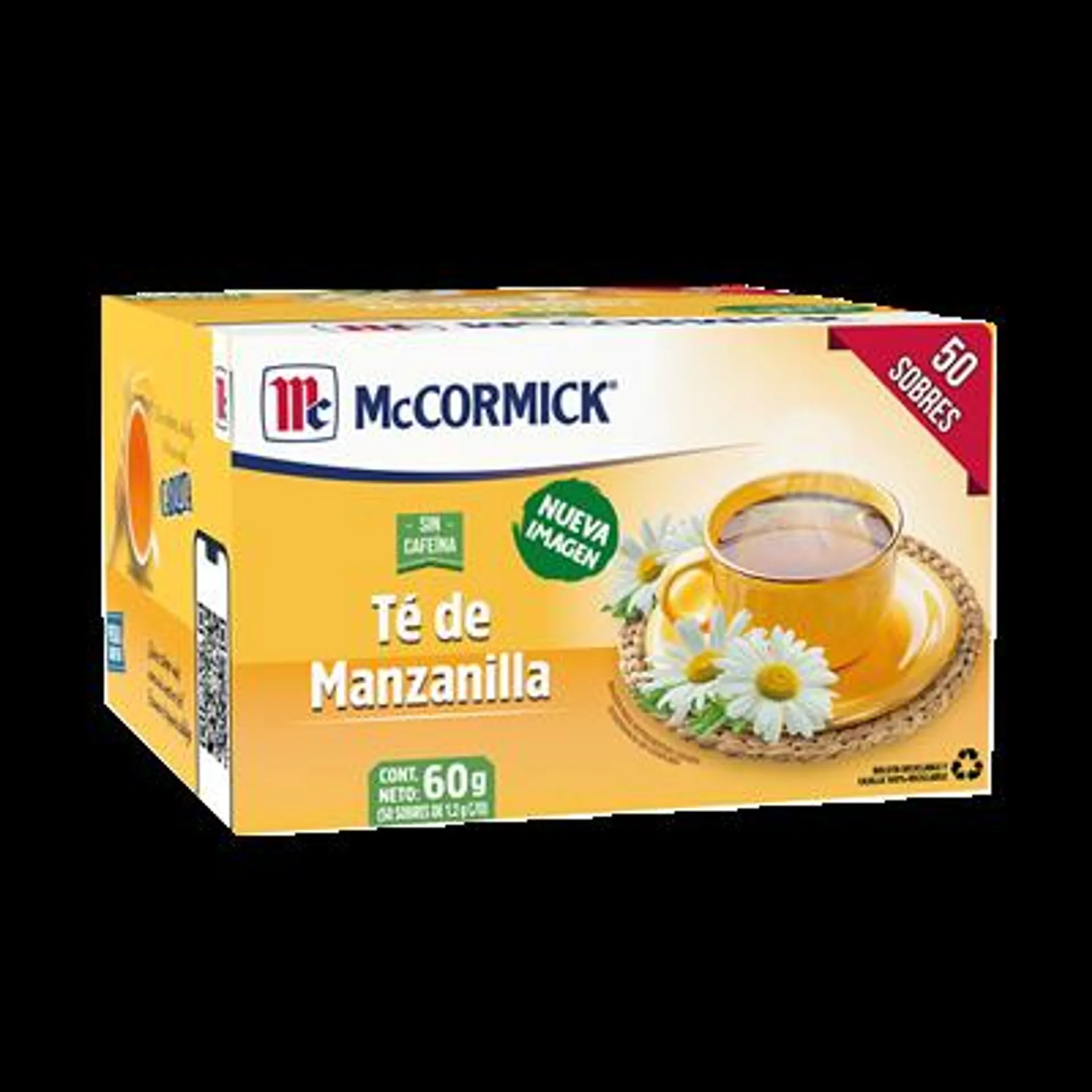 Te De Manzanilla Mccormick 50 Sobres