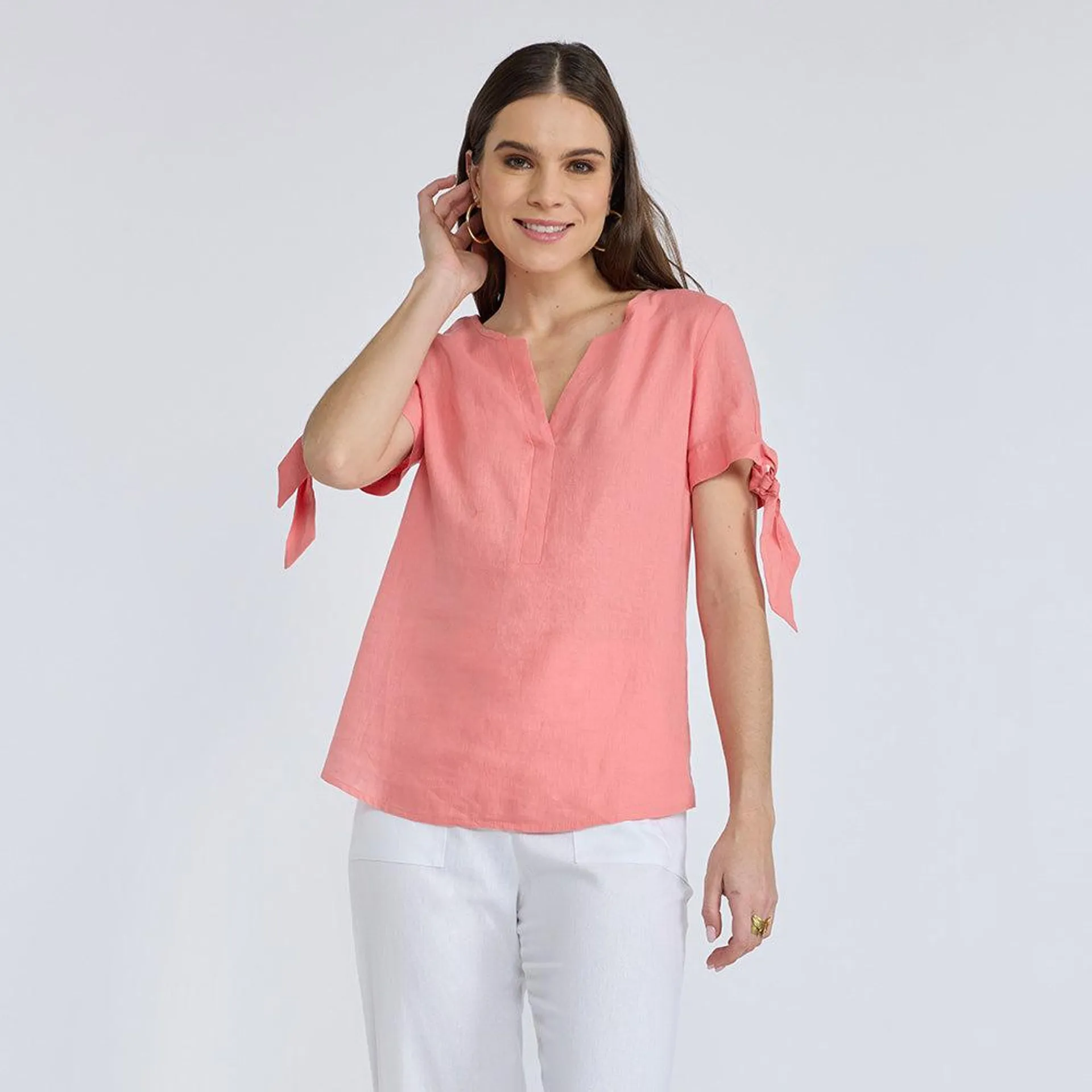 Blusa Linen Knot