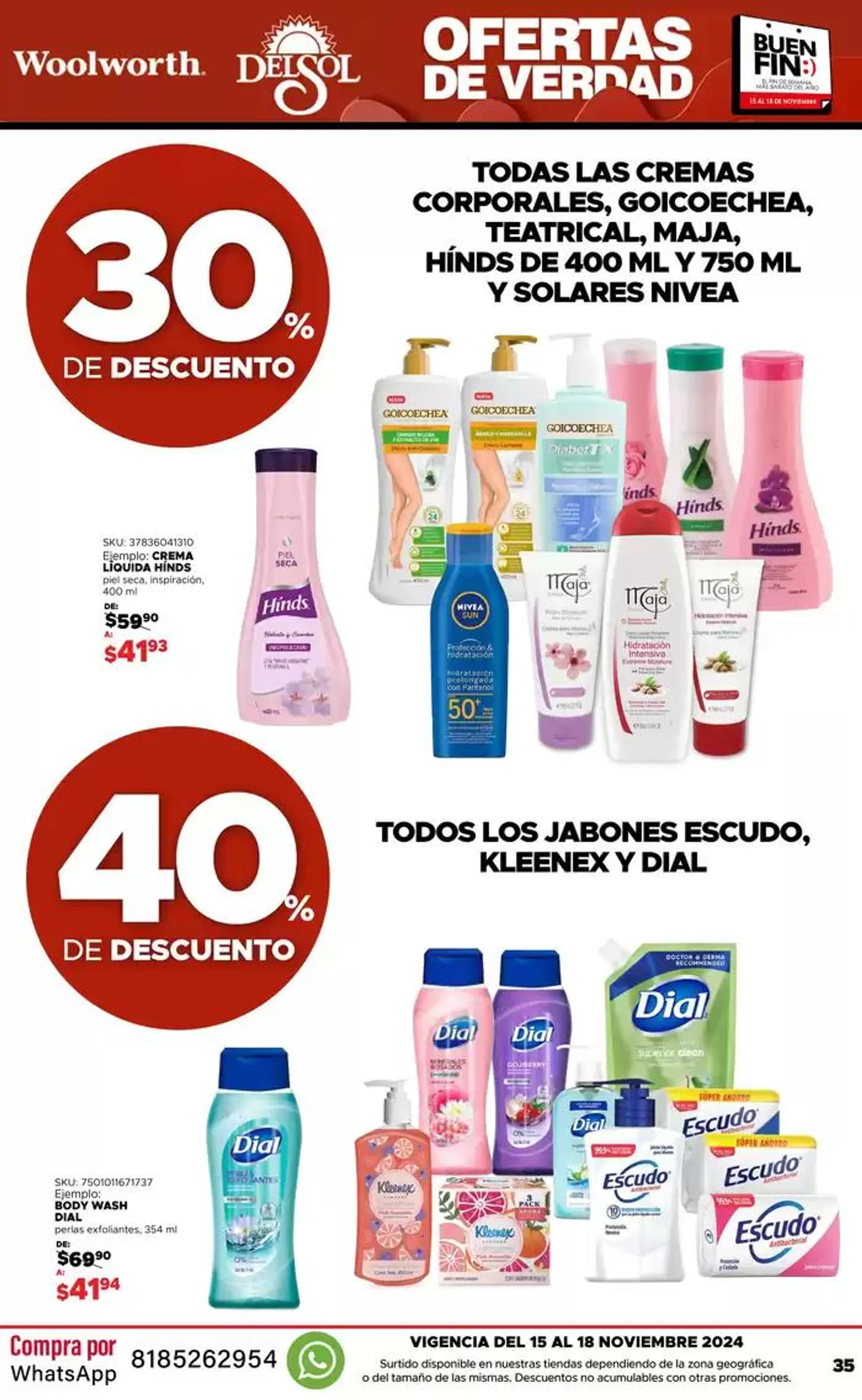 Catálogo de Ofertas de verdad 18 de noviembre al 18 de noviembre 2024 - Pagina 35