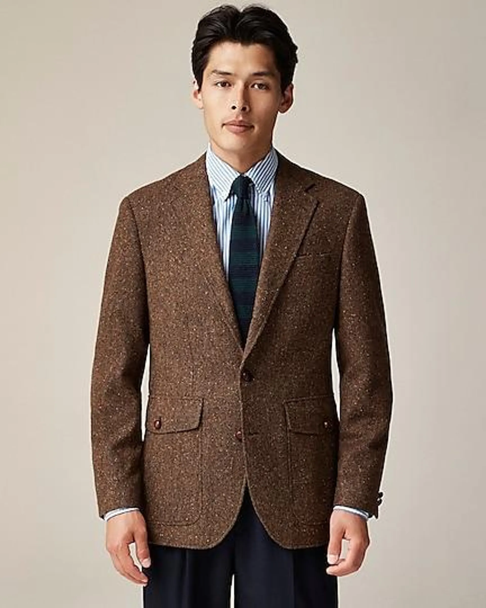 Limited-edition Crosby Classic-fit blazer in handwoven Irish Donegal wool