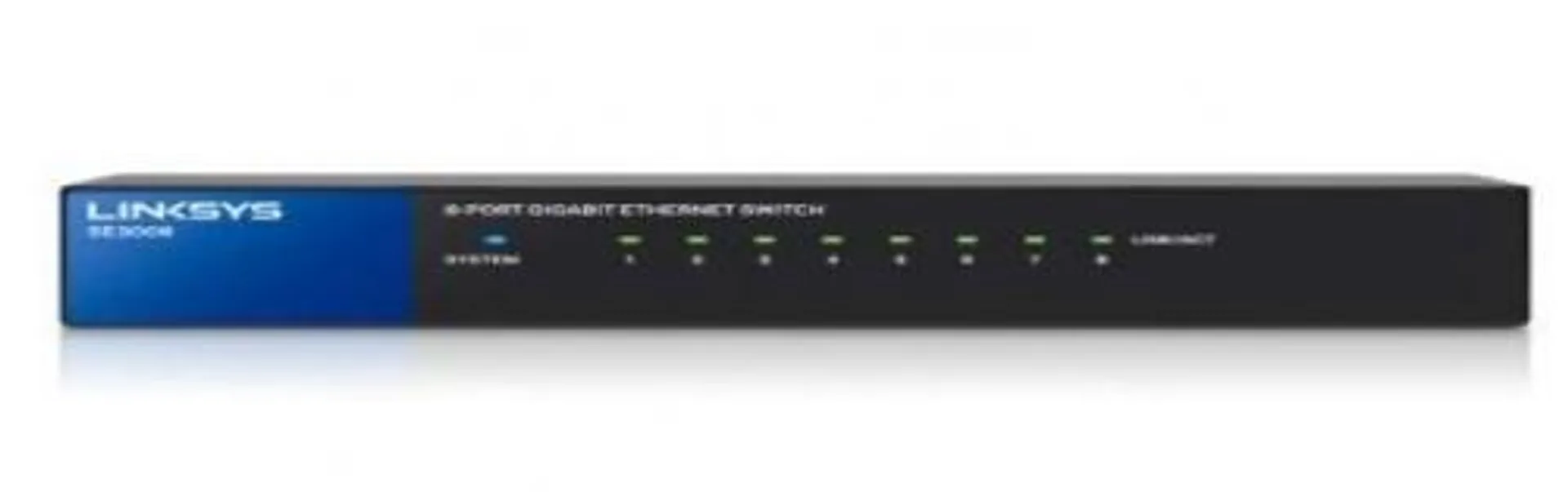 Switch Linksys Gigabit Ethernet SE3008, 8 Puertos 10/100/1000 - No Administrable