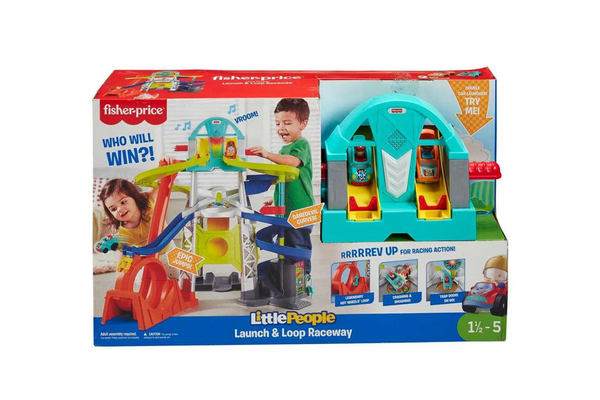 Little People Pista de Carreras Launch & Loop