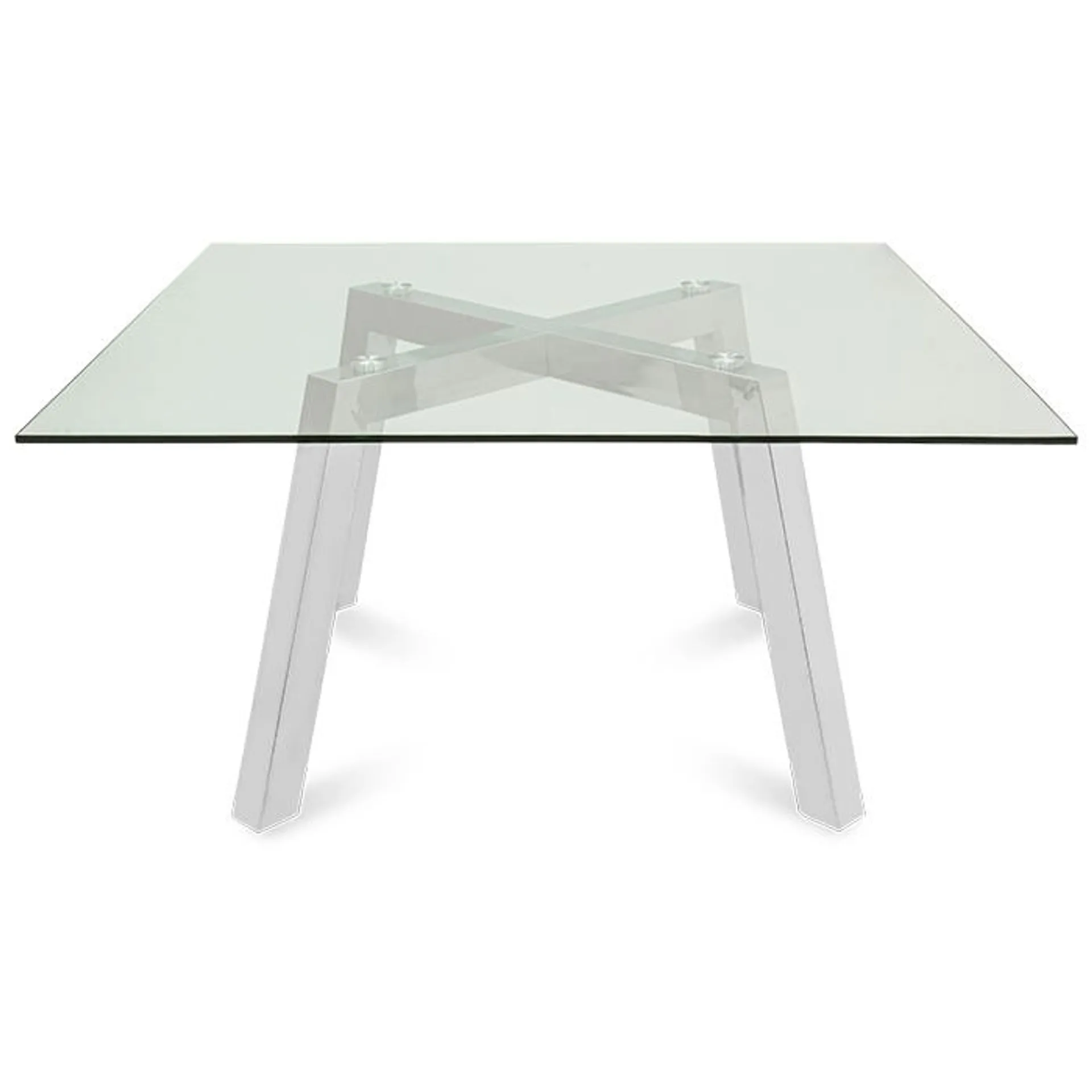 Mesa De Comedor P/8 Plateada Yoa