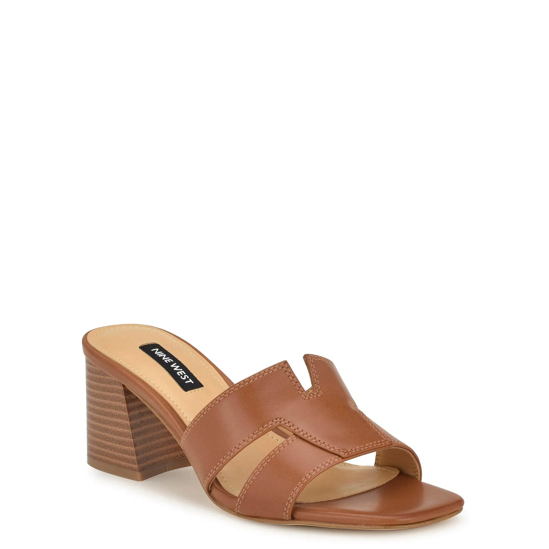 Zapato Destalonado Griselda3 Sintetico Camel Nine West