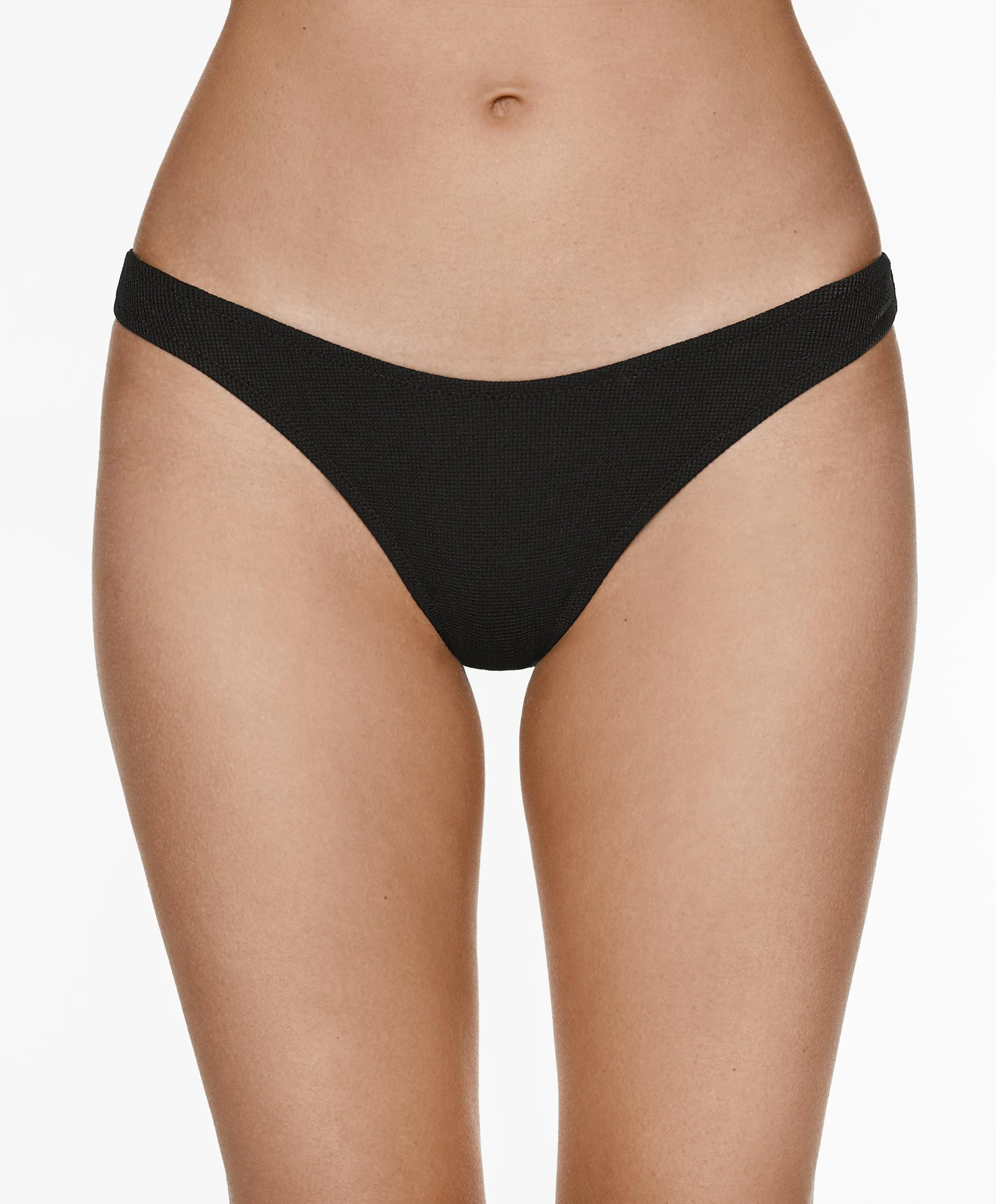 Bikini panty media piqué corte U