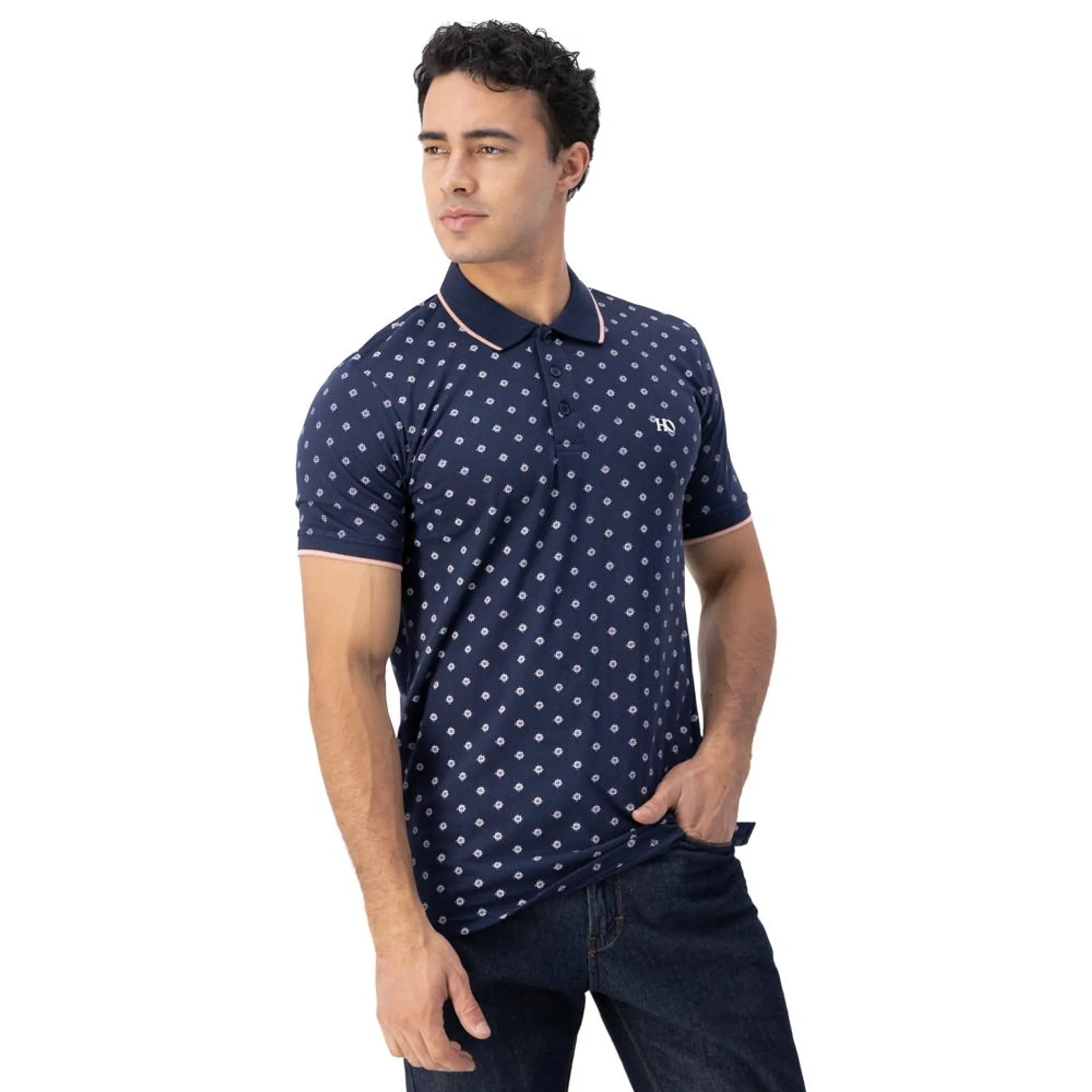 Playera Tipo Polo Hummo Hombre Diseño Full Print