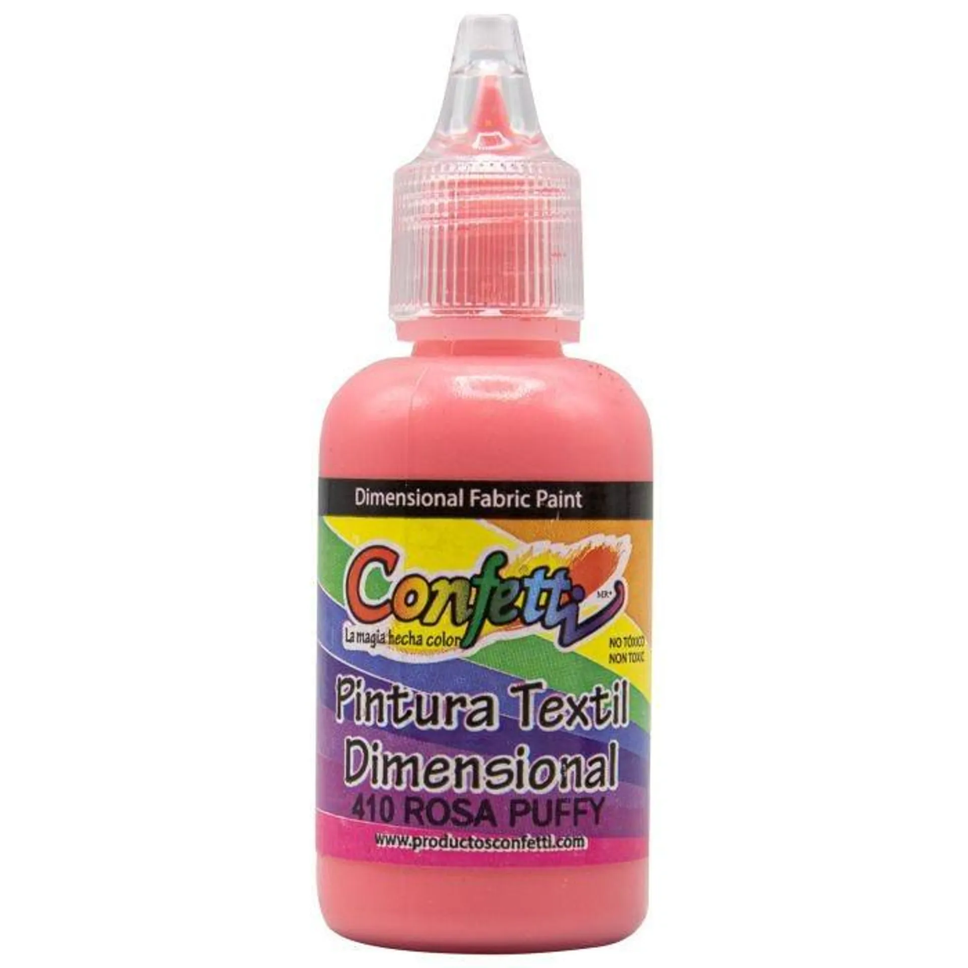 Pintura Textil Confetti 30 ml. Puffy