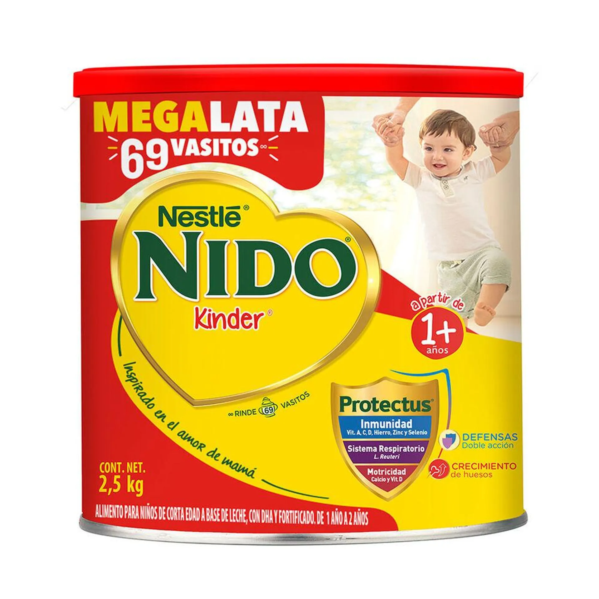 Leche en Polvo Nido Kinder 2.5 Kg