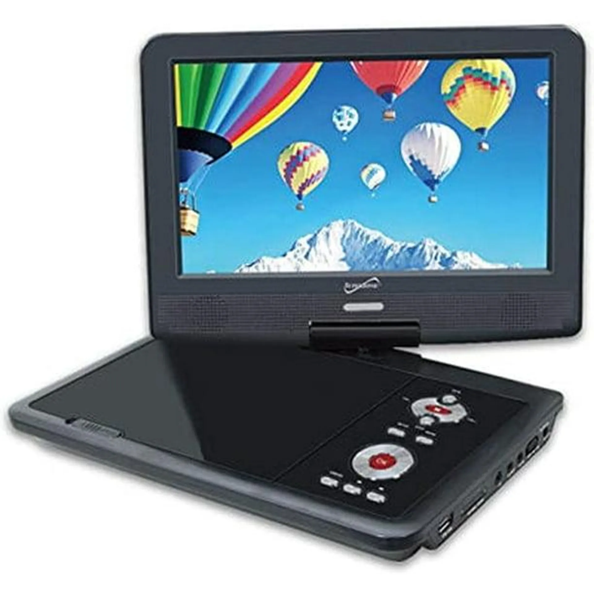 SUPERSONIC DVD Portable Player 9 Pulgadas SC-179DVD | Pantalla Giratoria Supersonic SC-179