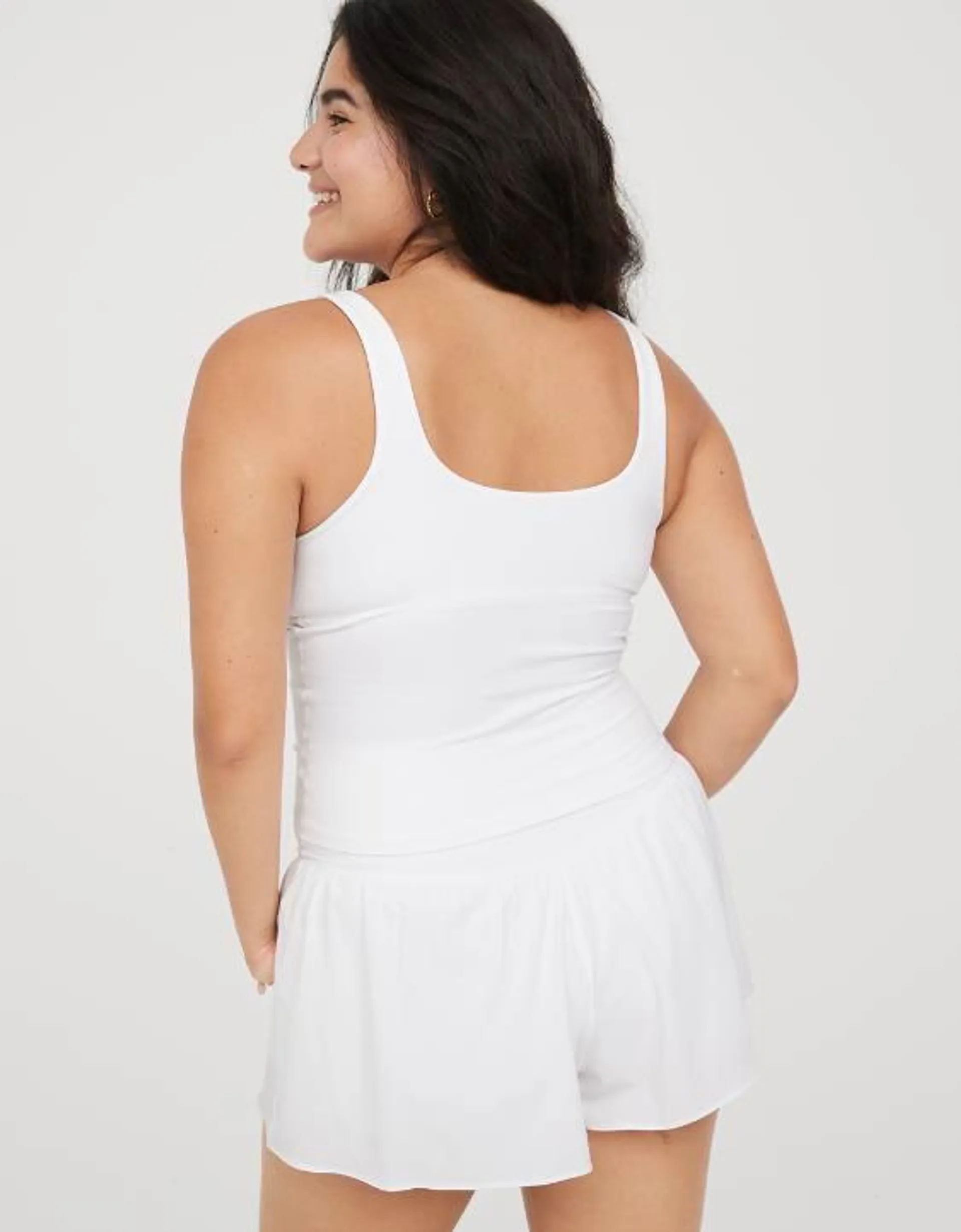 OFFLINE By Aerie Real Me Top sin Mangas Discreto