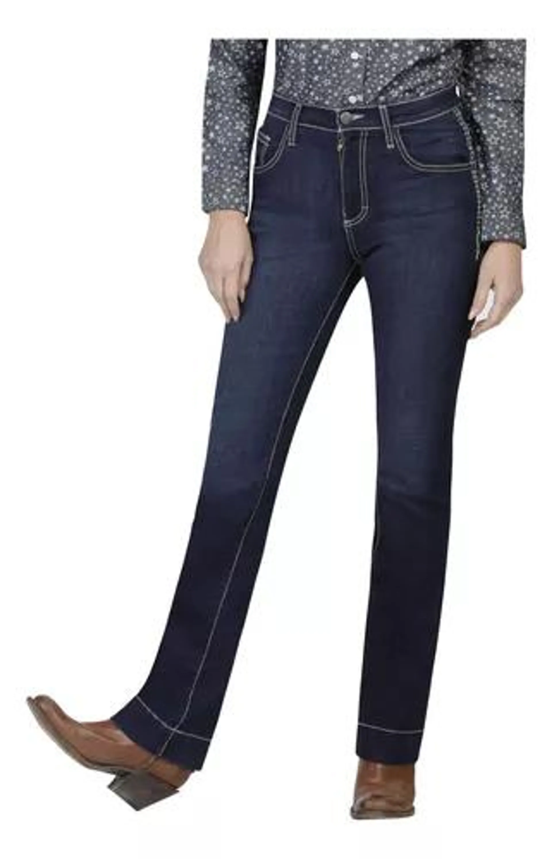 Pantalón Jeans High Rise Flare Wrangler Mujer 286