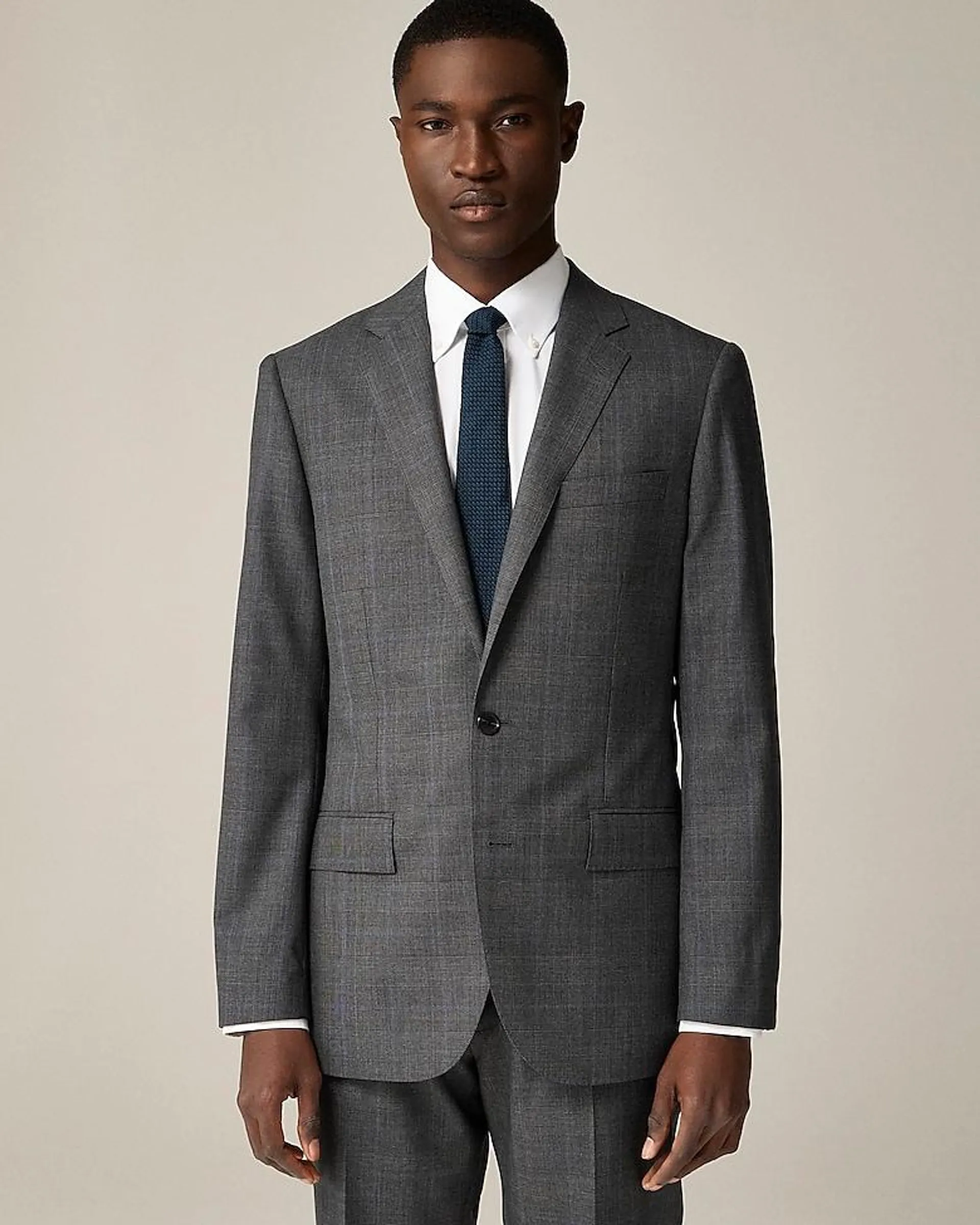 Ludlow Slim-fit suit jacket in Italian tropical wool