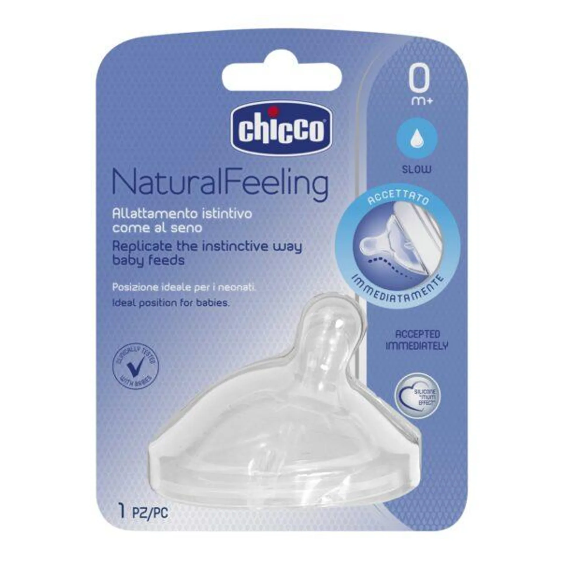 Tetina natural feeling chicco 0m