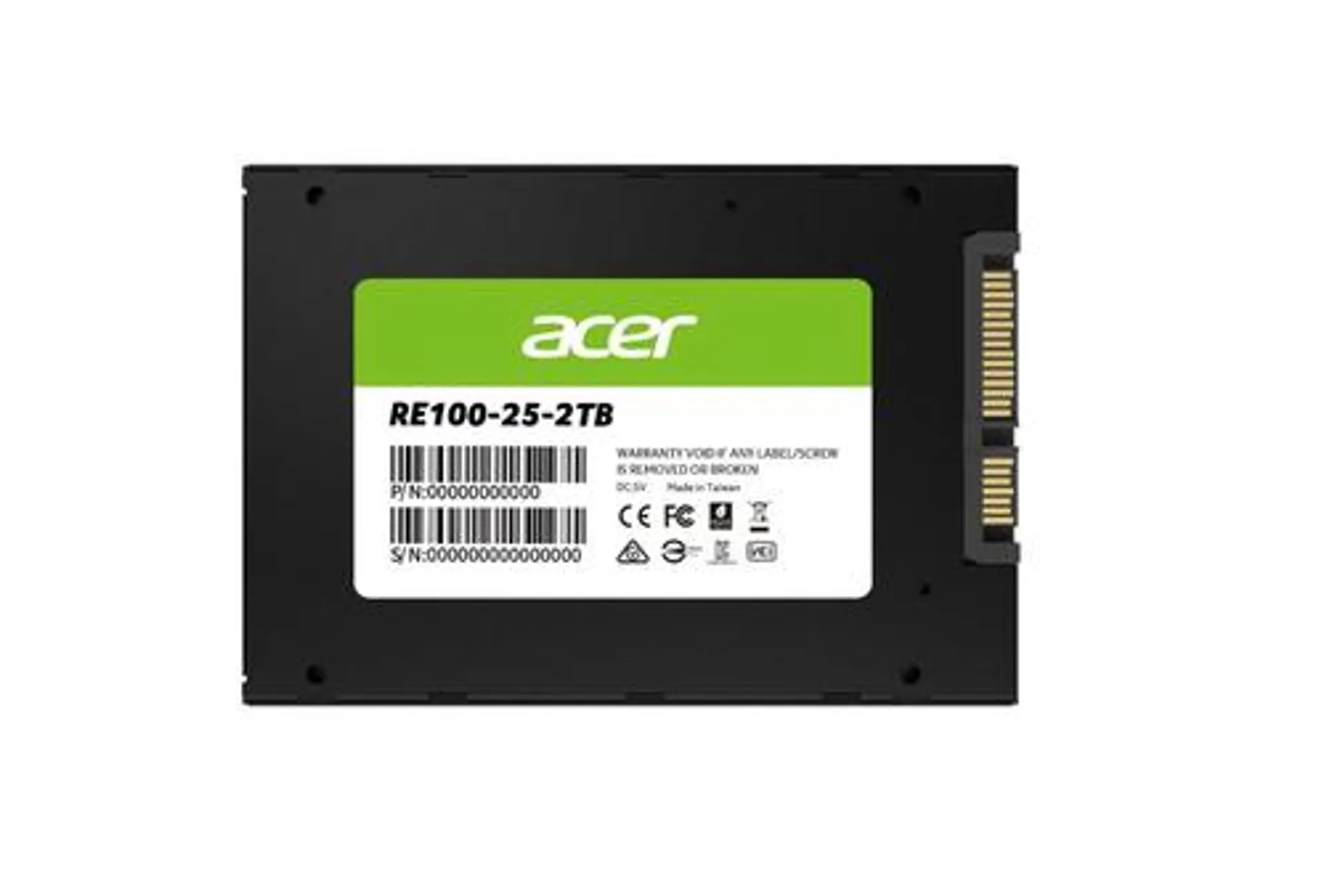 Ssd Acer Re100 2.5" 2Tb Sata Iii 562Mb/S Bl.9Bwwa.110