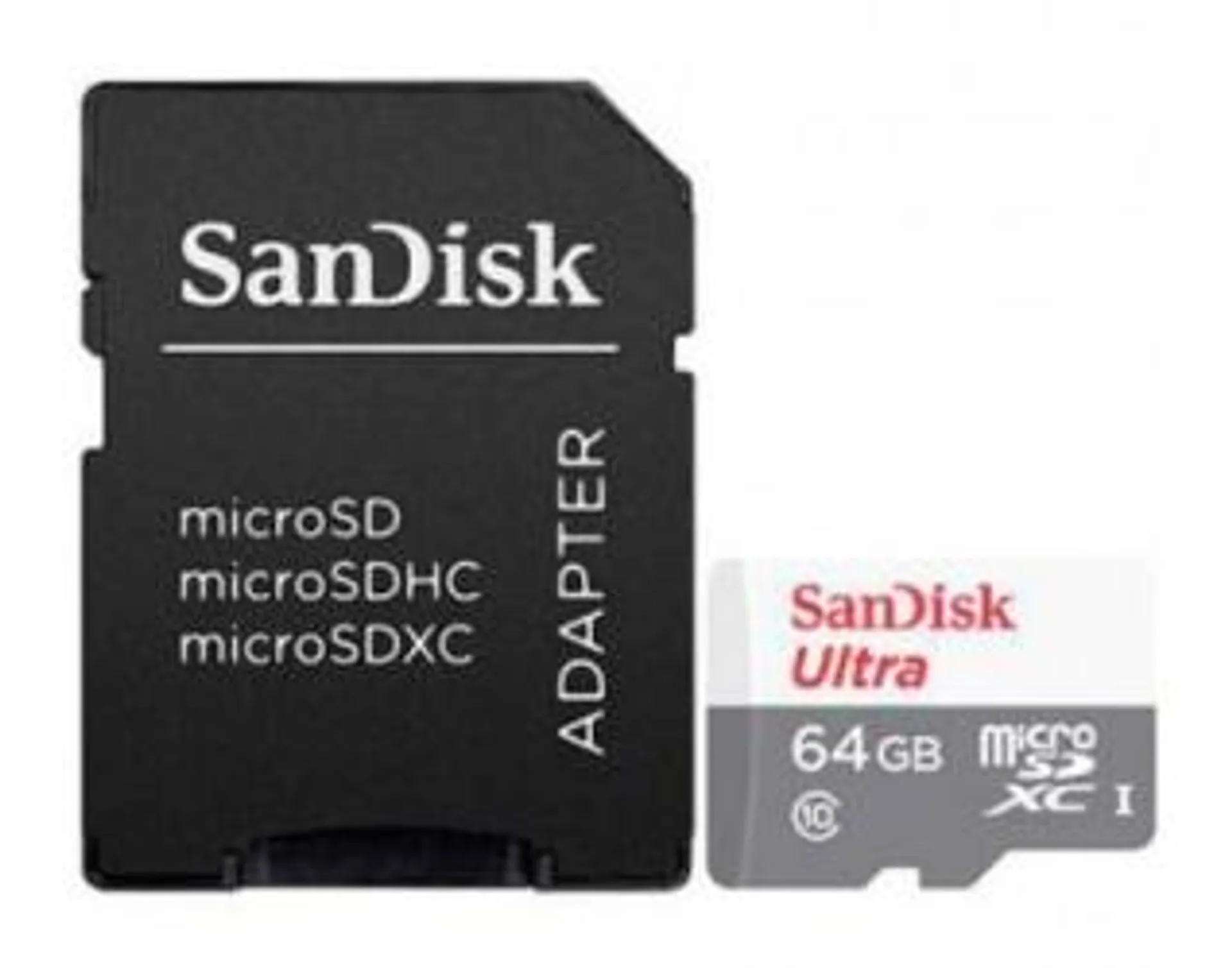 Memoria Flash SanDisk Ultra, 64GB MicroSDXC UHS-I Clase 10, con Adaptador