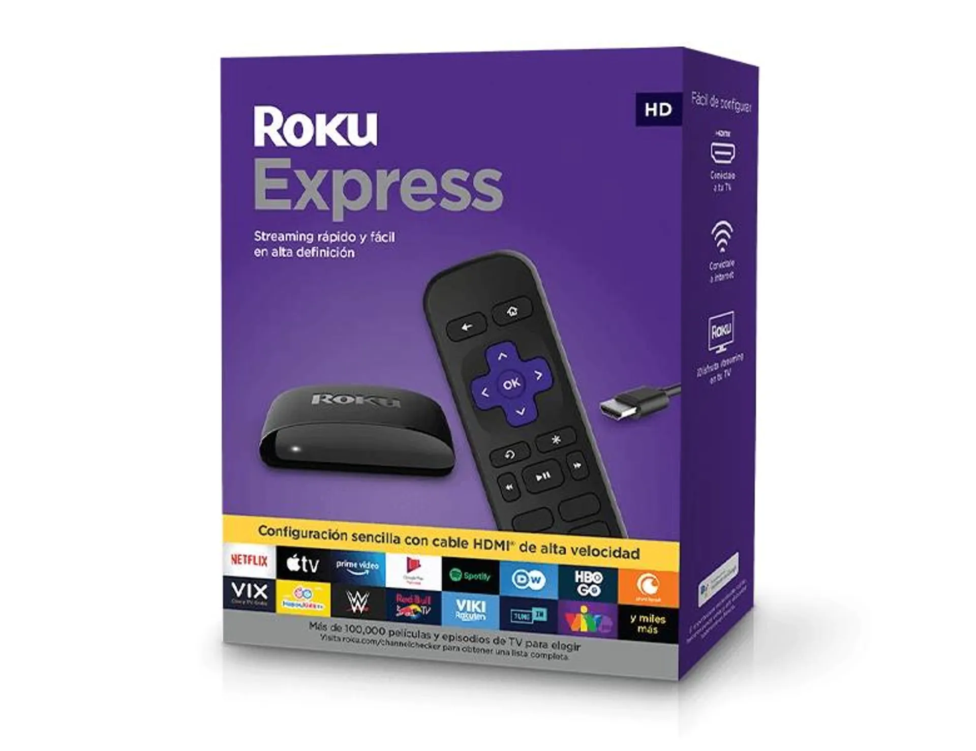 Roku Express 3930 full HD 32mb con 512 memoria ram 