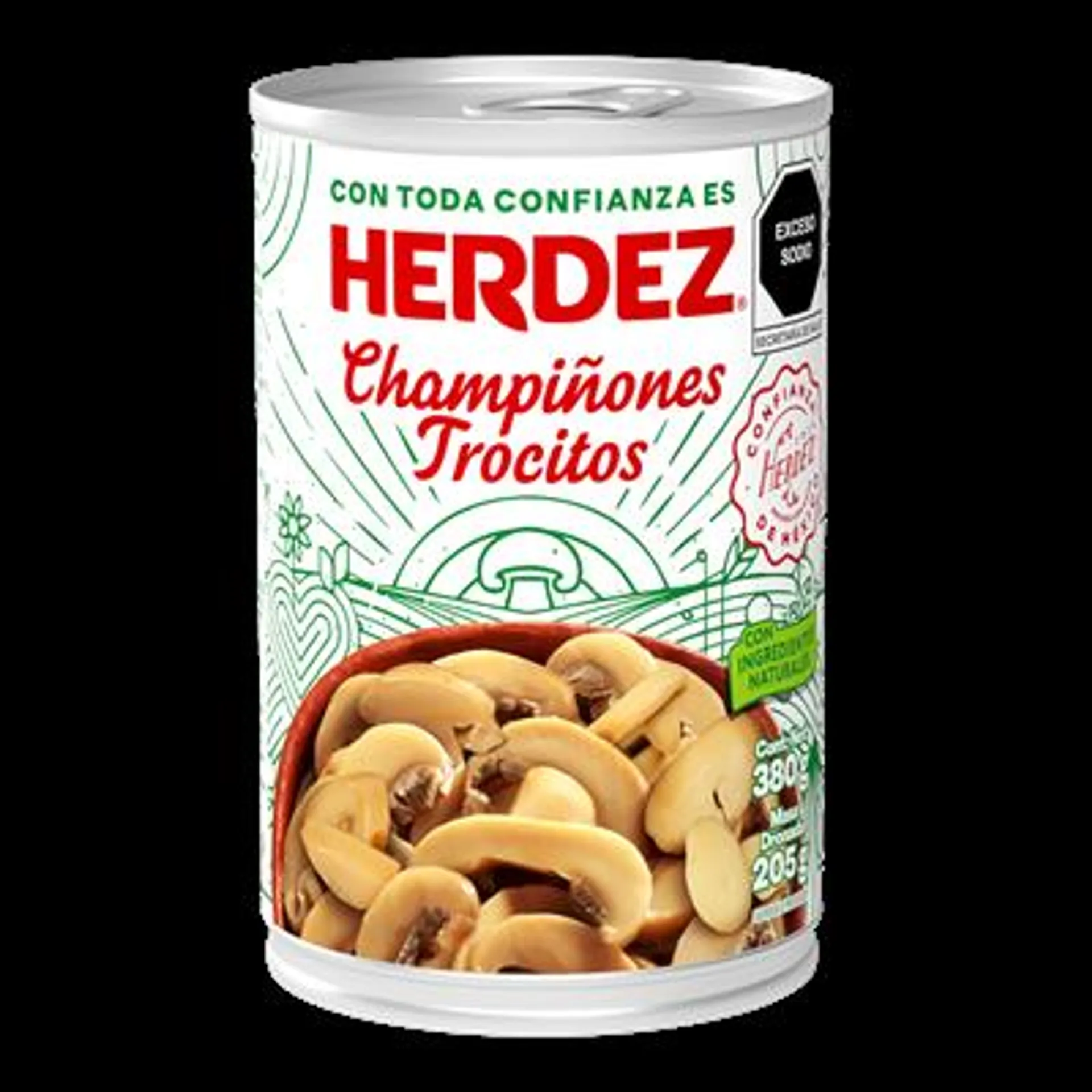 Champiñones En Trocitos Herdez 380 g