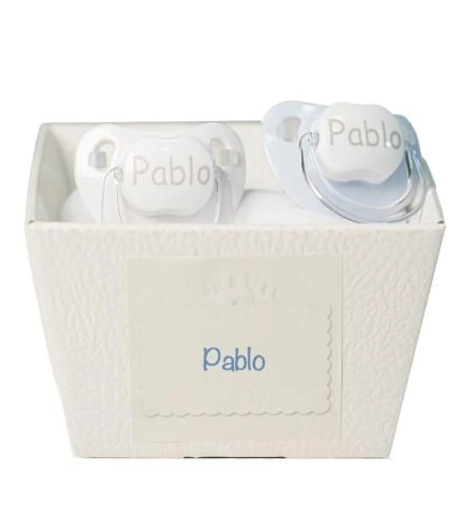 2 Chupones Personalizados con el Nombre del Bebé