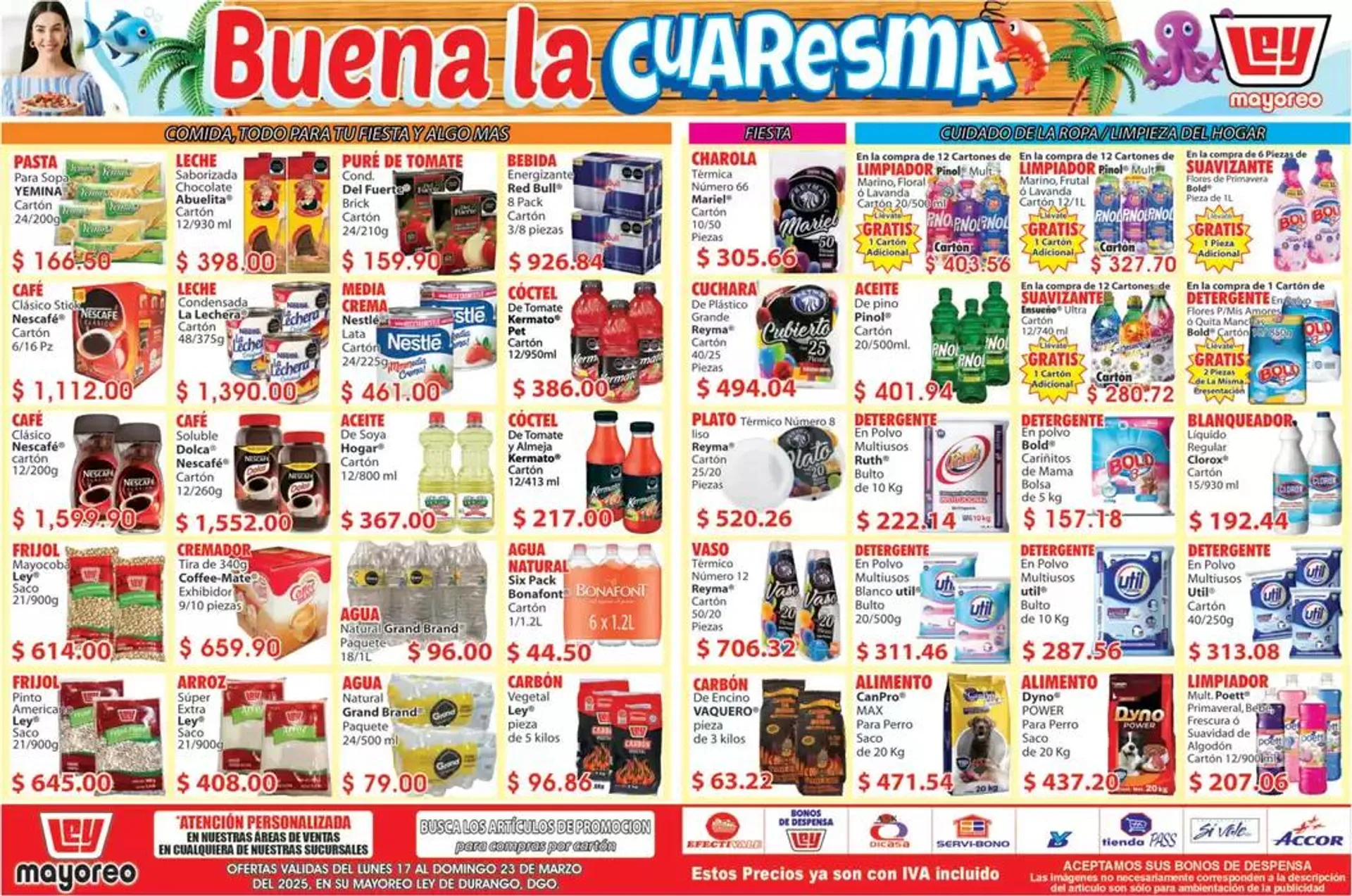 Catálogo de Ofertas Mayoreo Casa Ley 17 de marzo al 23 de marzo 2025 - Pagina 2