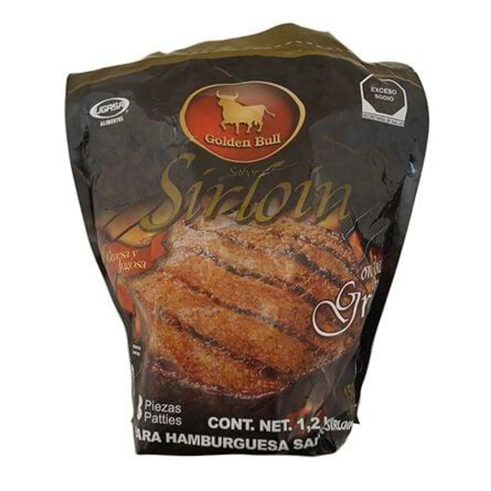 Carne Para Hamburguesa Golden Bull Sirloin 1.2 Kg