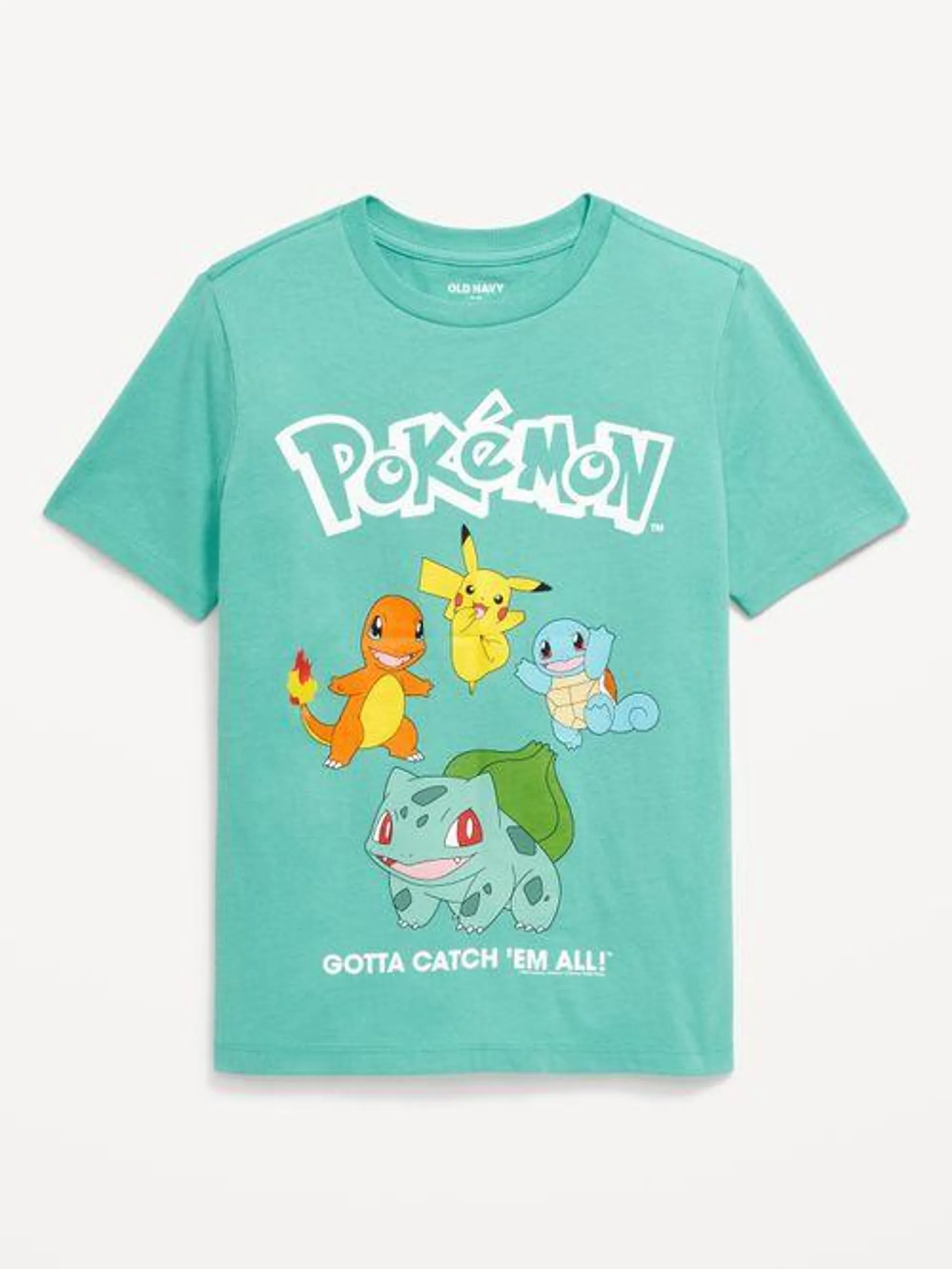 Playera Pokémon™ cuello redondo manga corta para Niño Old Navy