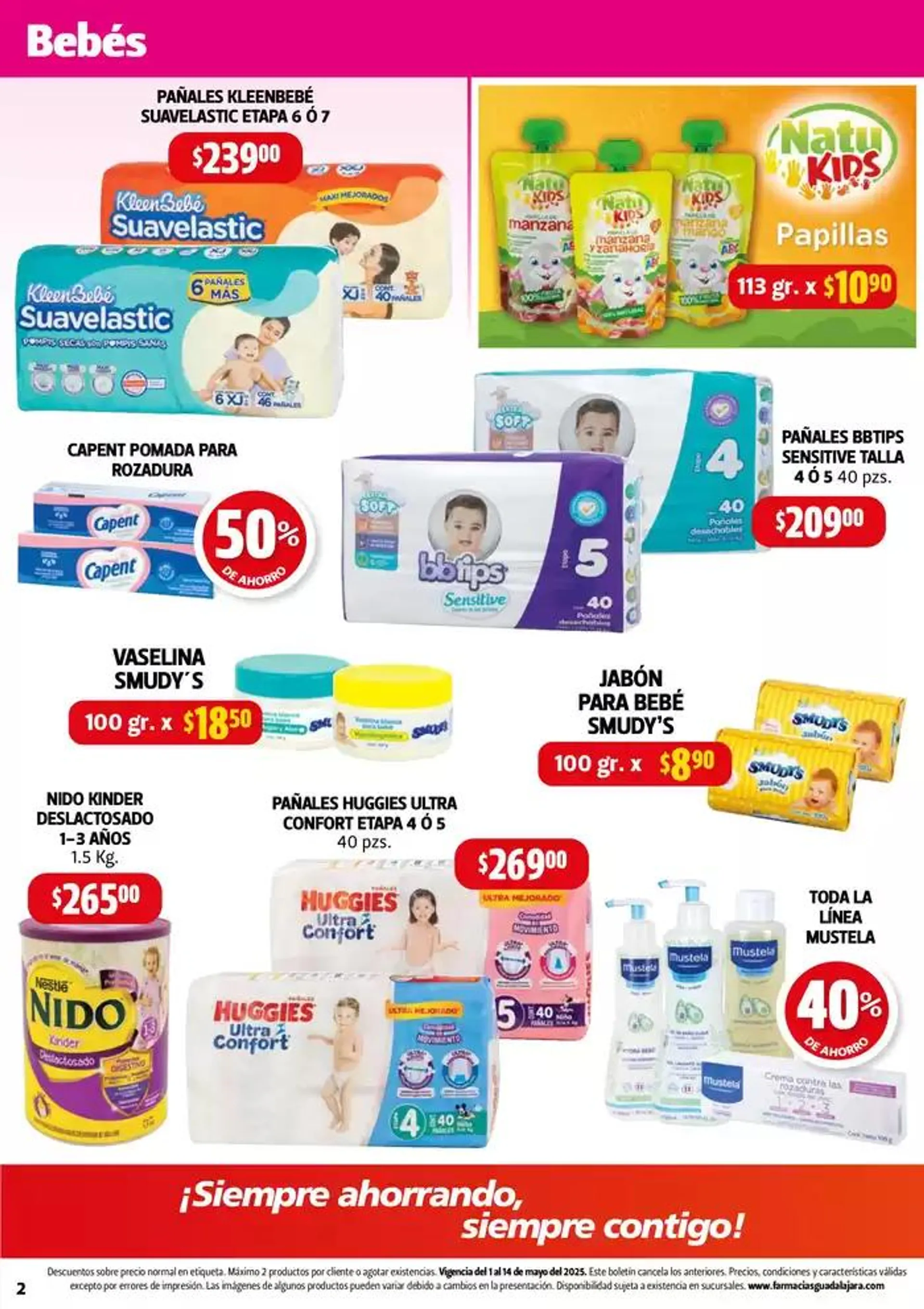 Catálogo de Boletín Farmacias Guadalajara  2 de mayo al 15 de mayo 2025 - Pagina 2