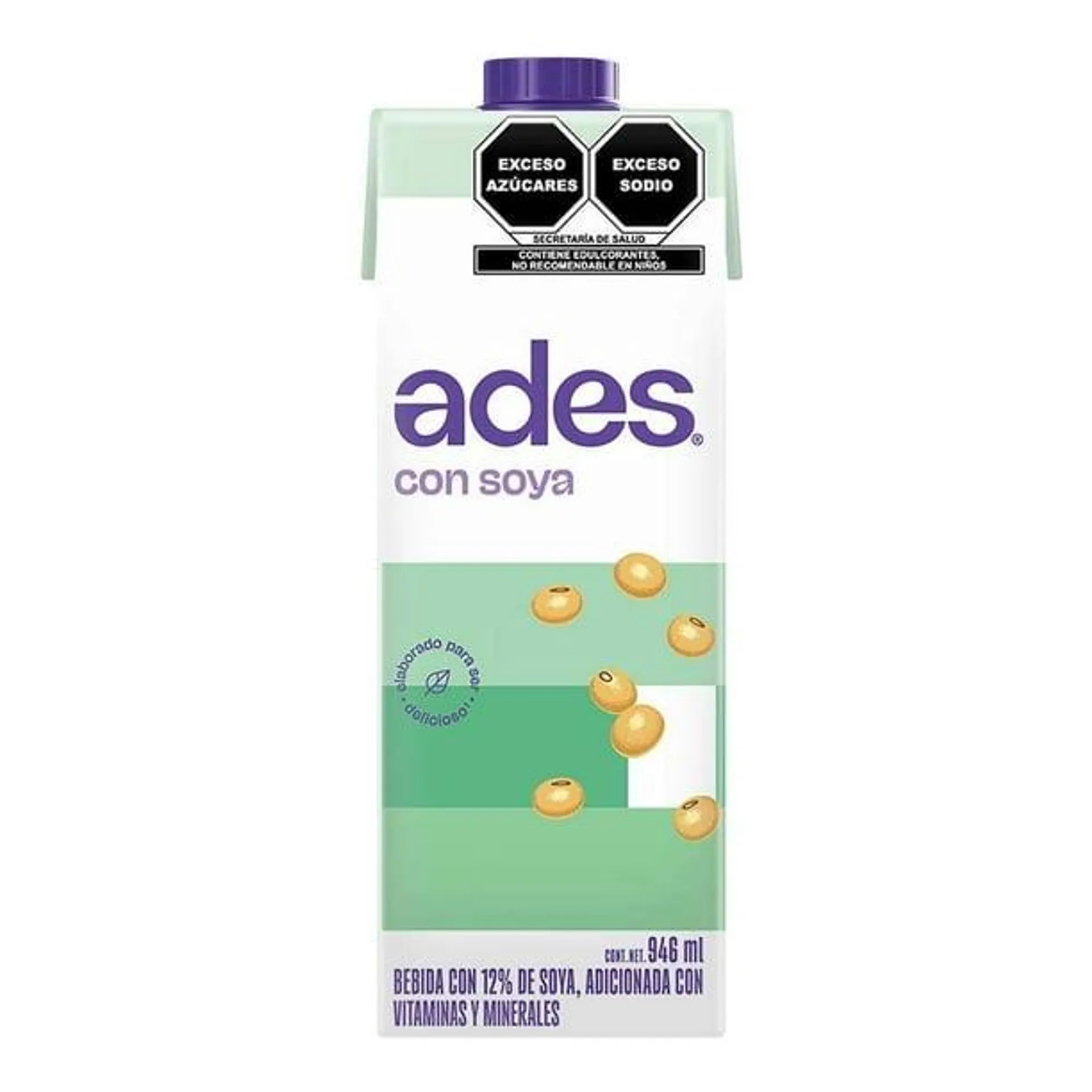 Alimento líquido Ades de soya sabor natural 946 ml