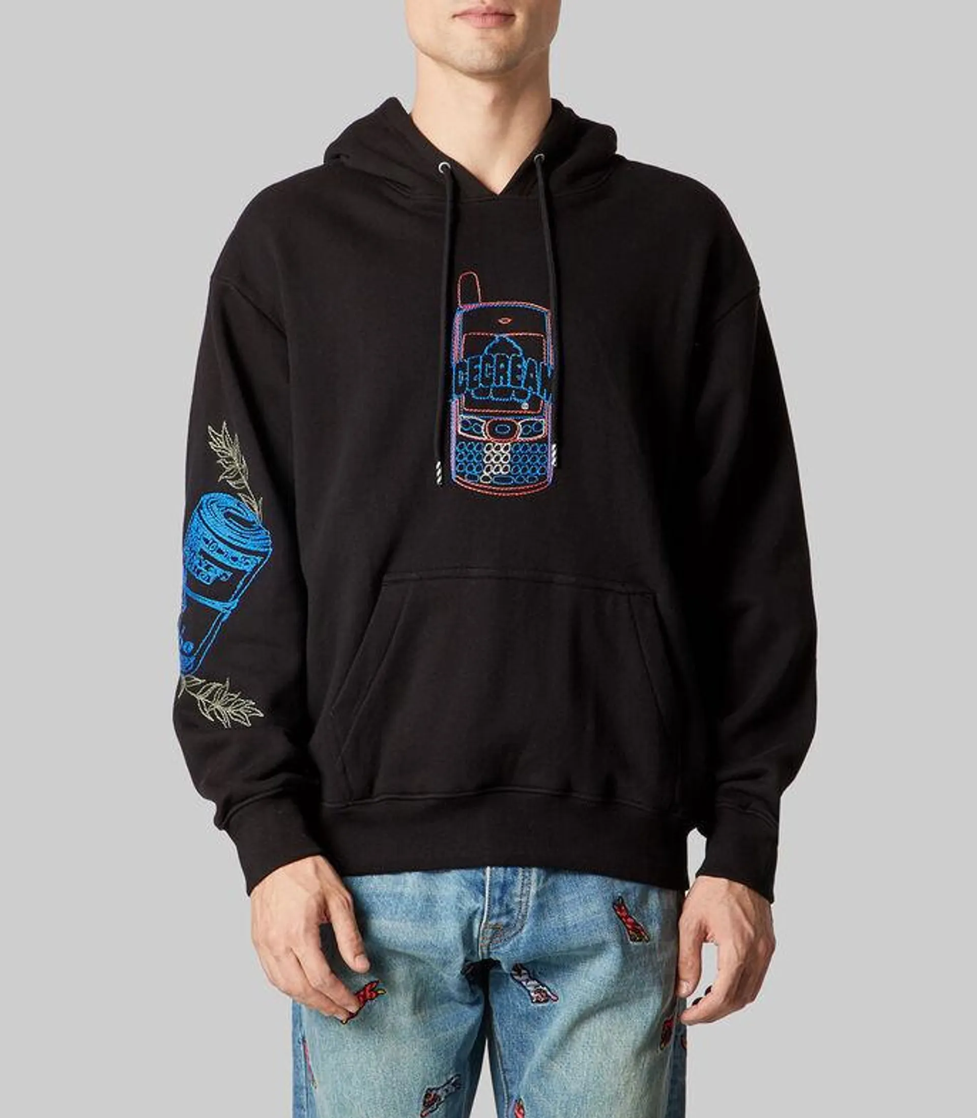 Sudadera canguro con capucha Dollar Caps Hombre