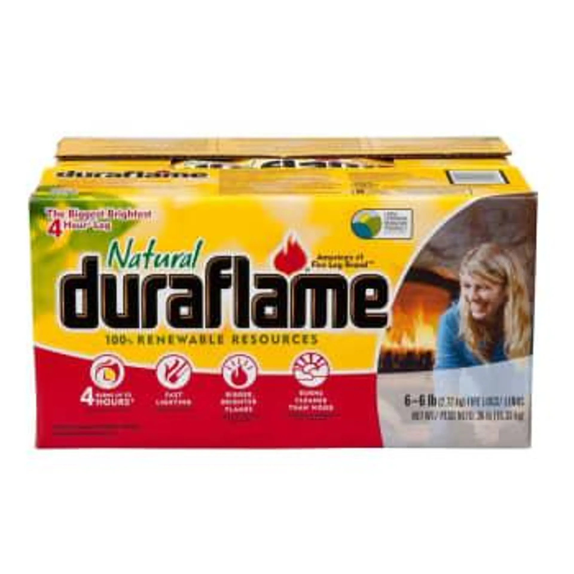 Leños para Fogata Duraflame 6 pzas