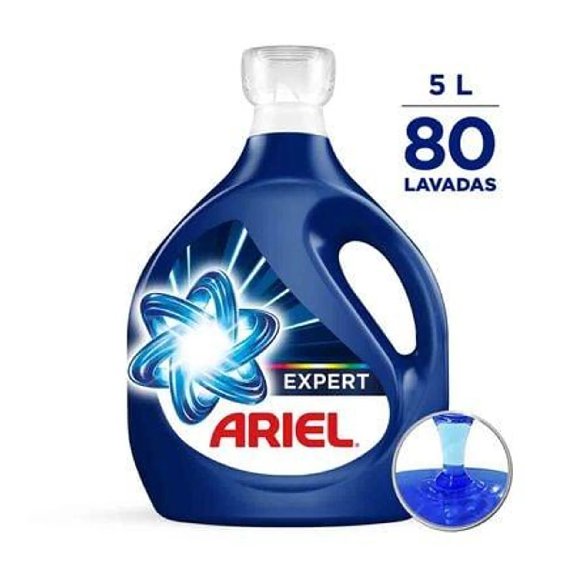 Detergente Líquido Ariel Expert 80 lavadas (5000ml)