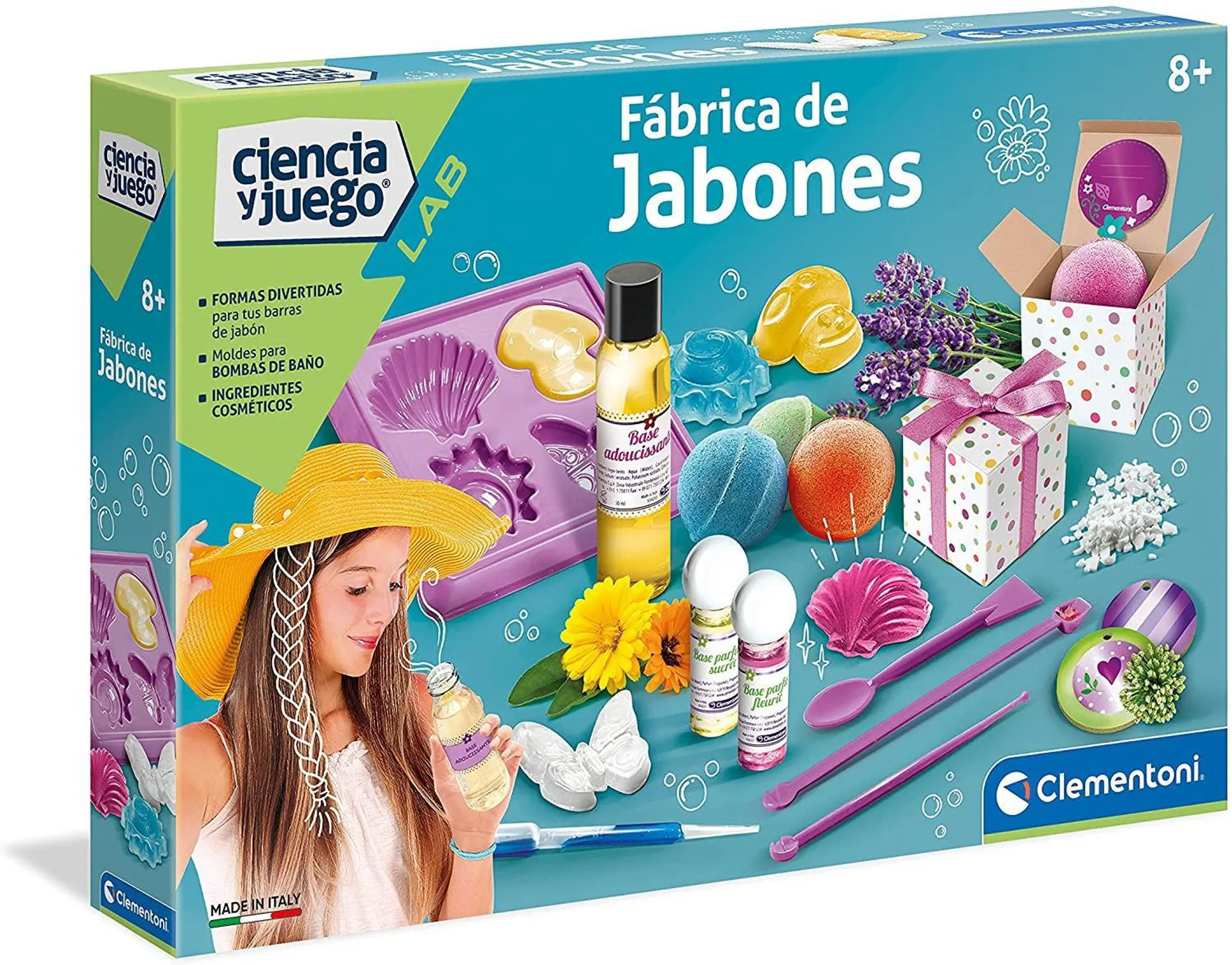 Kit Laboratorio Fabrica de jabones,Juego Clementoni