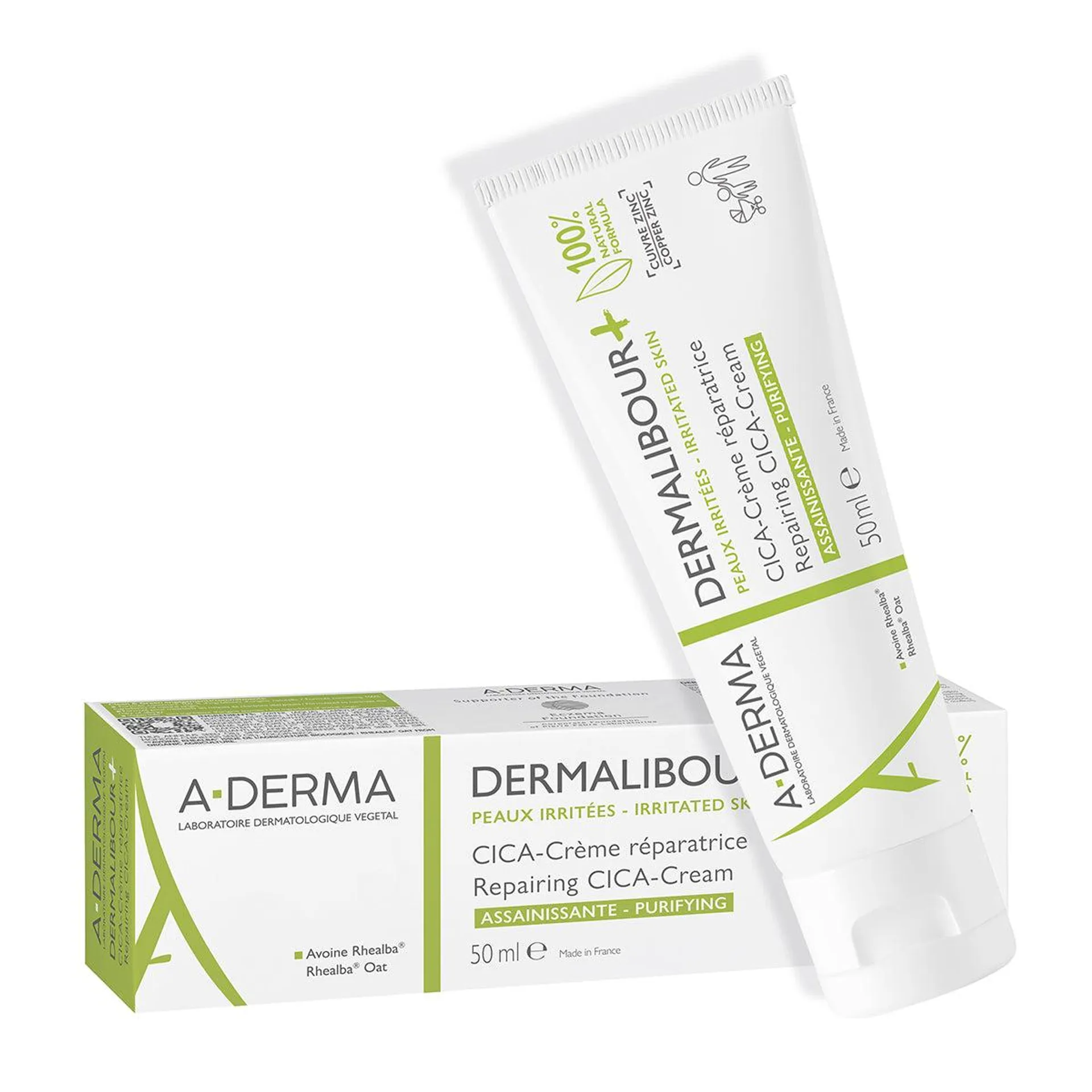 Aderma Dermalibour crema reparadora 50ml.