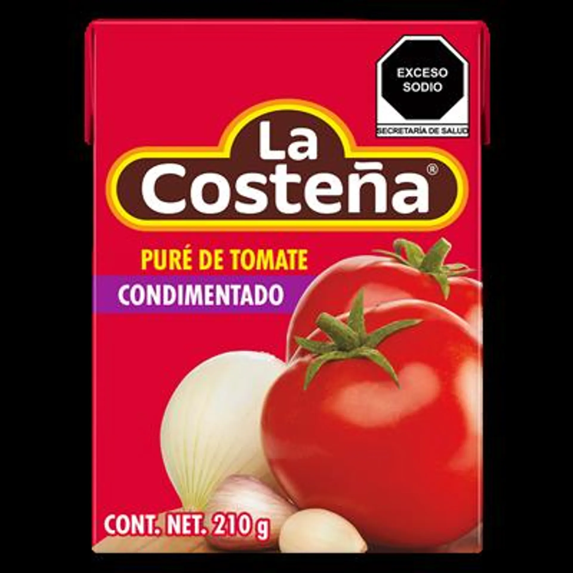 PURE DE TOMATE CONDIMENTADO LA COSTEÑA 210 GRAMOS