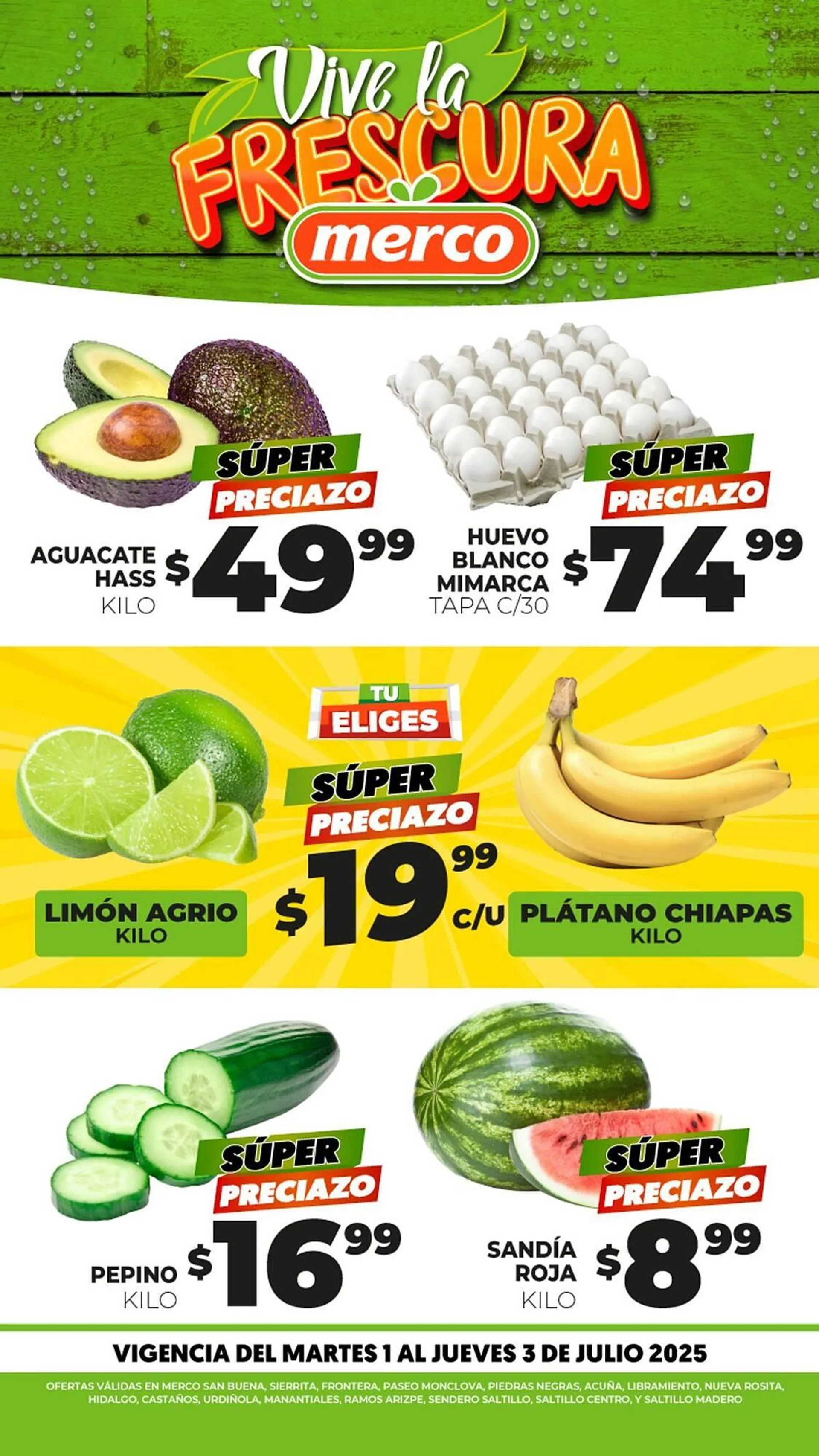Catálogo de Catálogo Merco 2 de julio al 3 de julio 2025 - Pagina 1