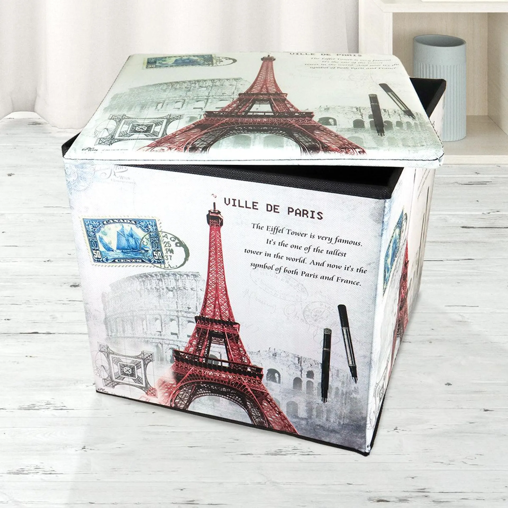 Caja Organizadora con Diseño de París, Inkanto