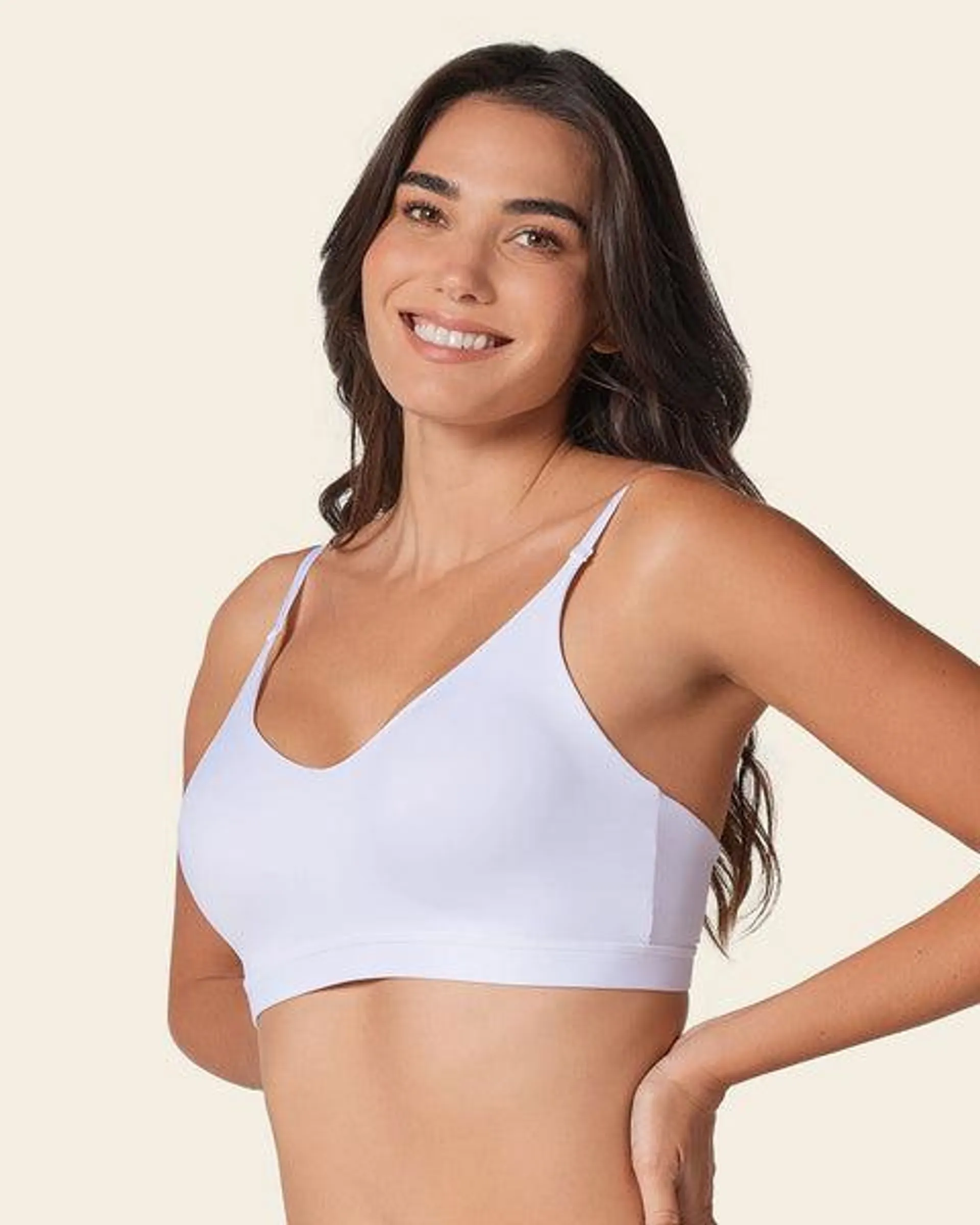 Light Top Brasier de copas extraíbles comodidad total