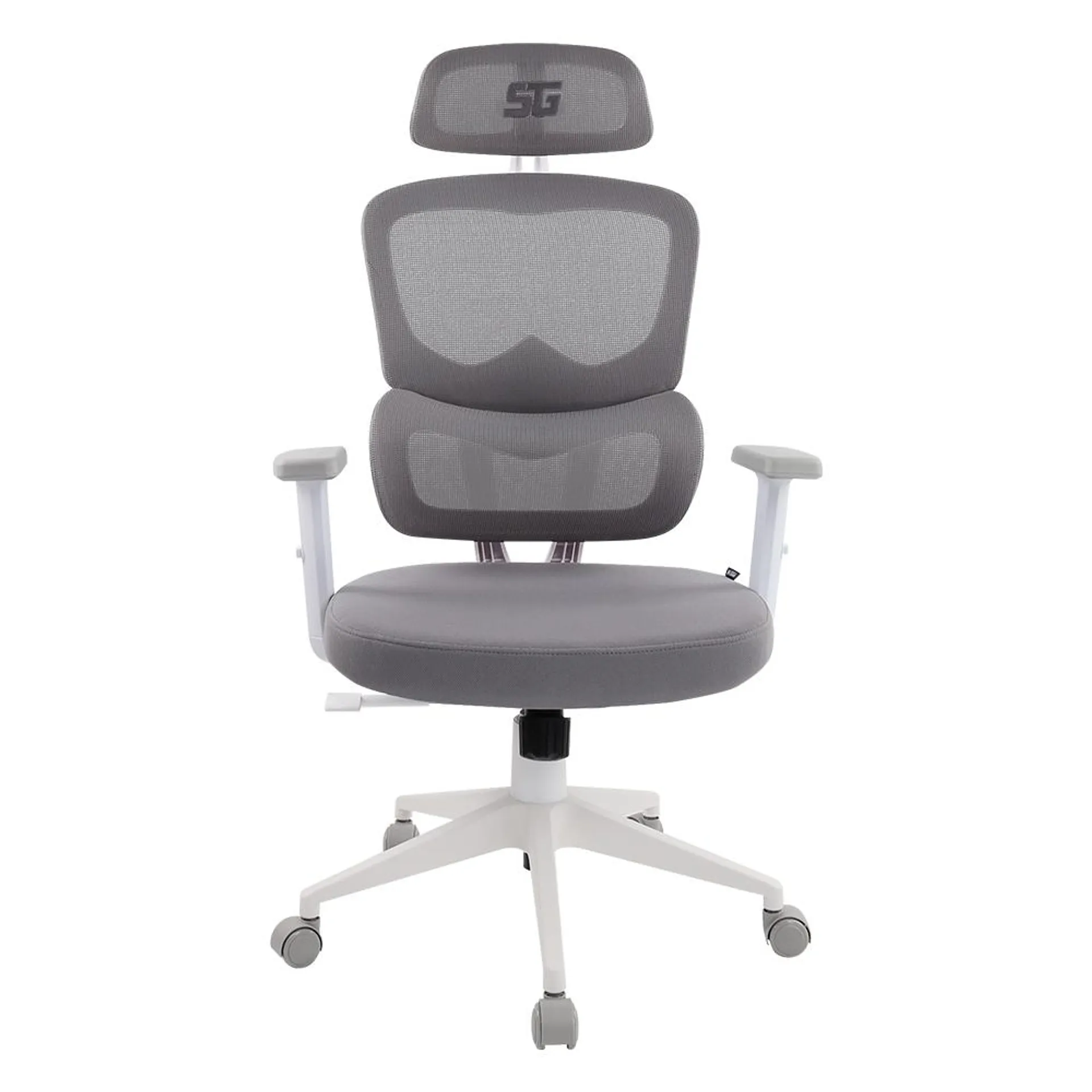 Silla Gamer Vorago Start The Game Cgm-400-Wh Malla Transpirable Respaldo Reclinable Max 150Kg Blanco