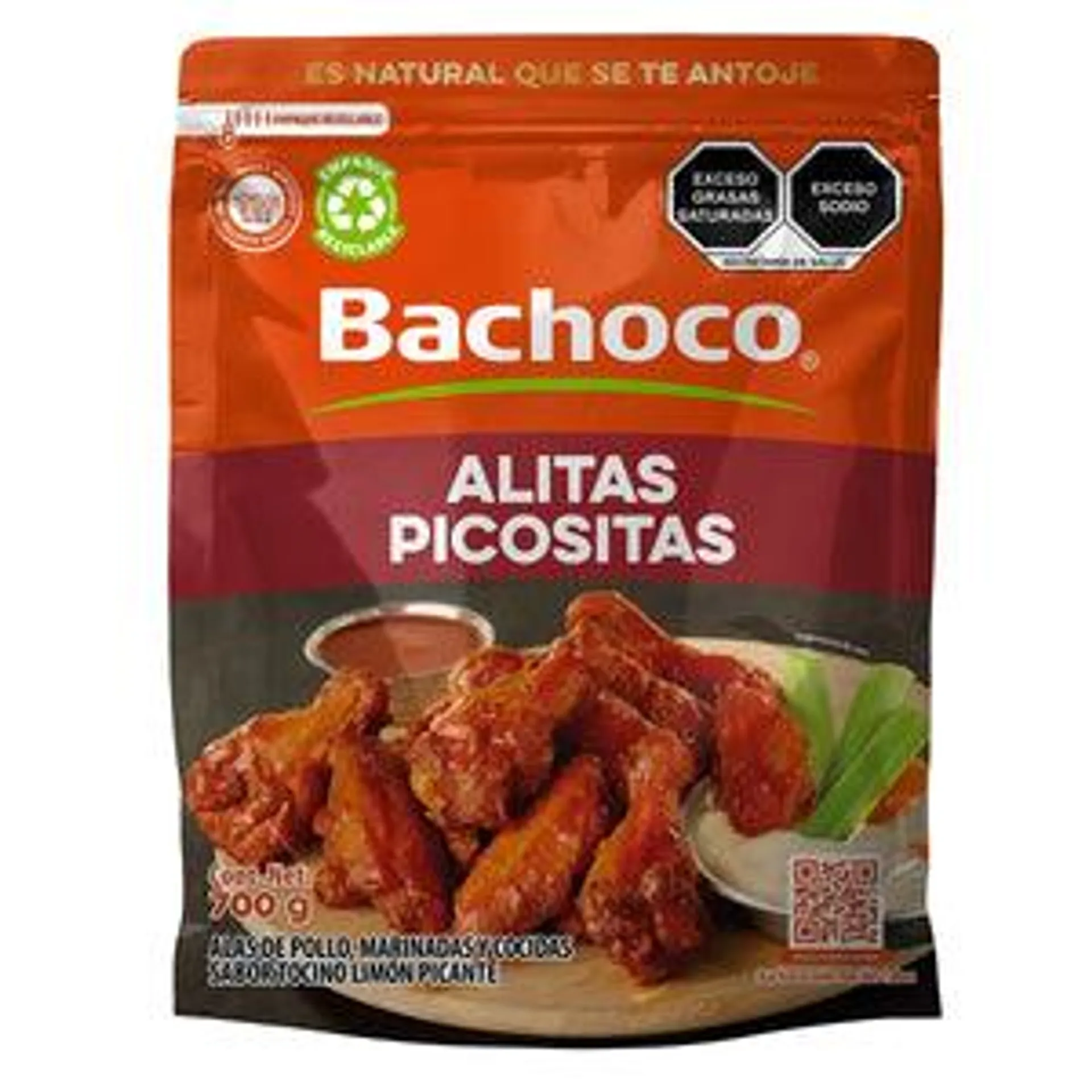 ALITAS DE POLLO PICOSITAS BACHOCO 700 GR.