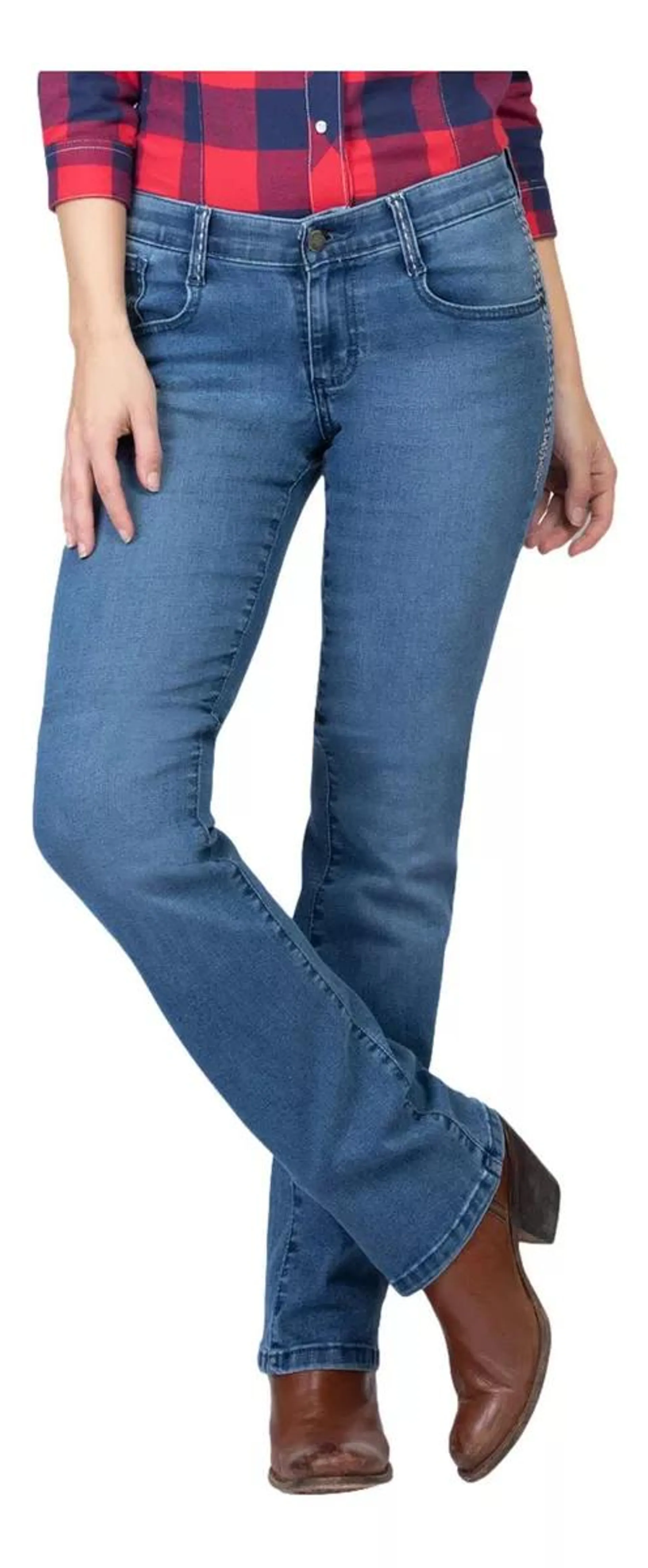 Pantalón Jeans Vaquero Low Rise Wrangler Dama 844